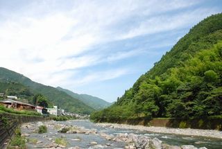 質では日本の中でもかなり上位の仁淀川支流　土居川