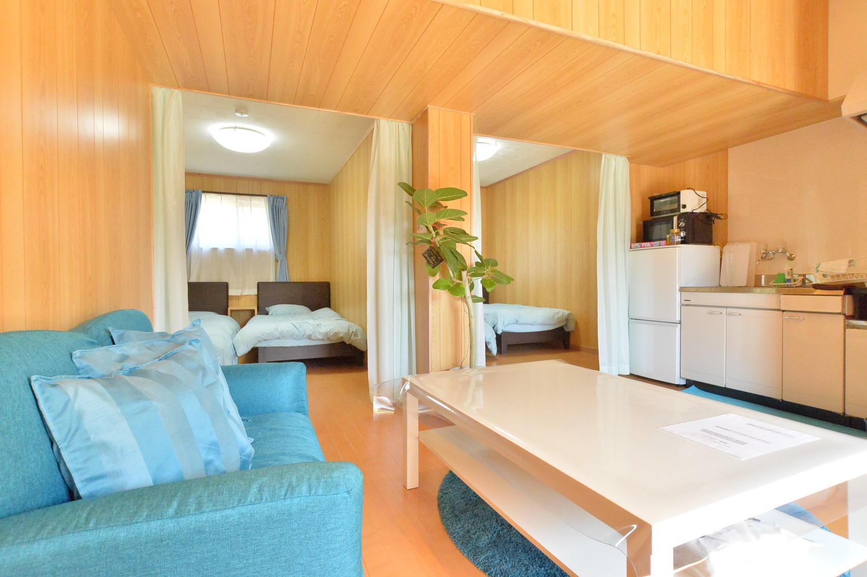 キッチン付きの部屋で古宇利島を楽しもう！　【三連泊以上の特別なプランです】