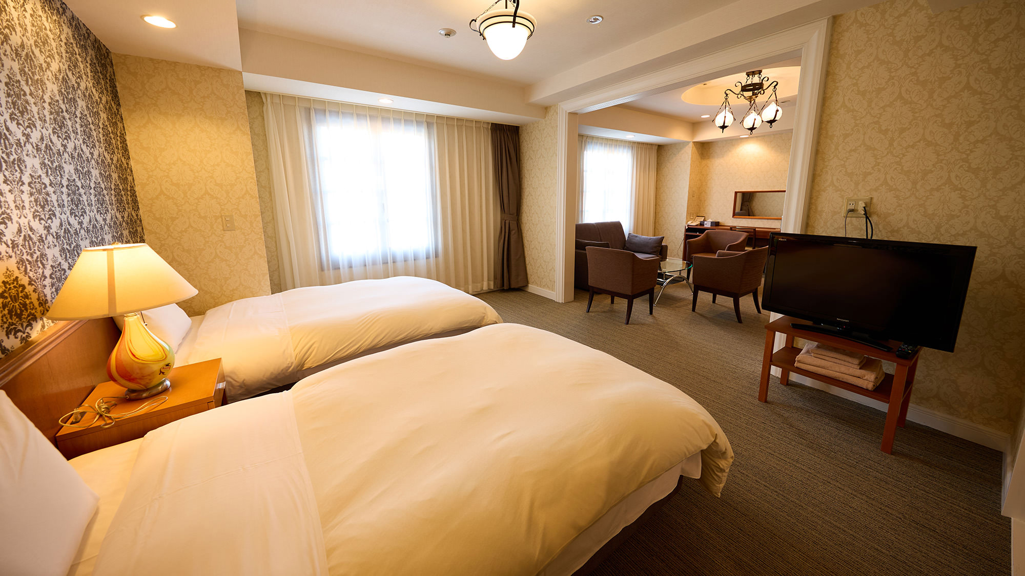 【禁煙】スイートツイン洋室