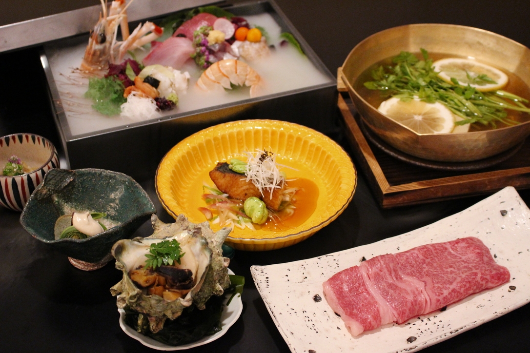 〇絶景風呂と四季折々の和食コース　 スタンダードプラン【1泊2食付き】
