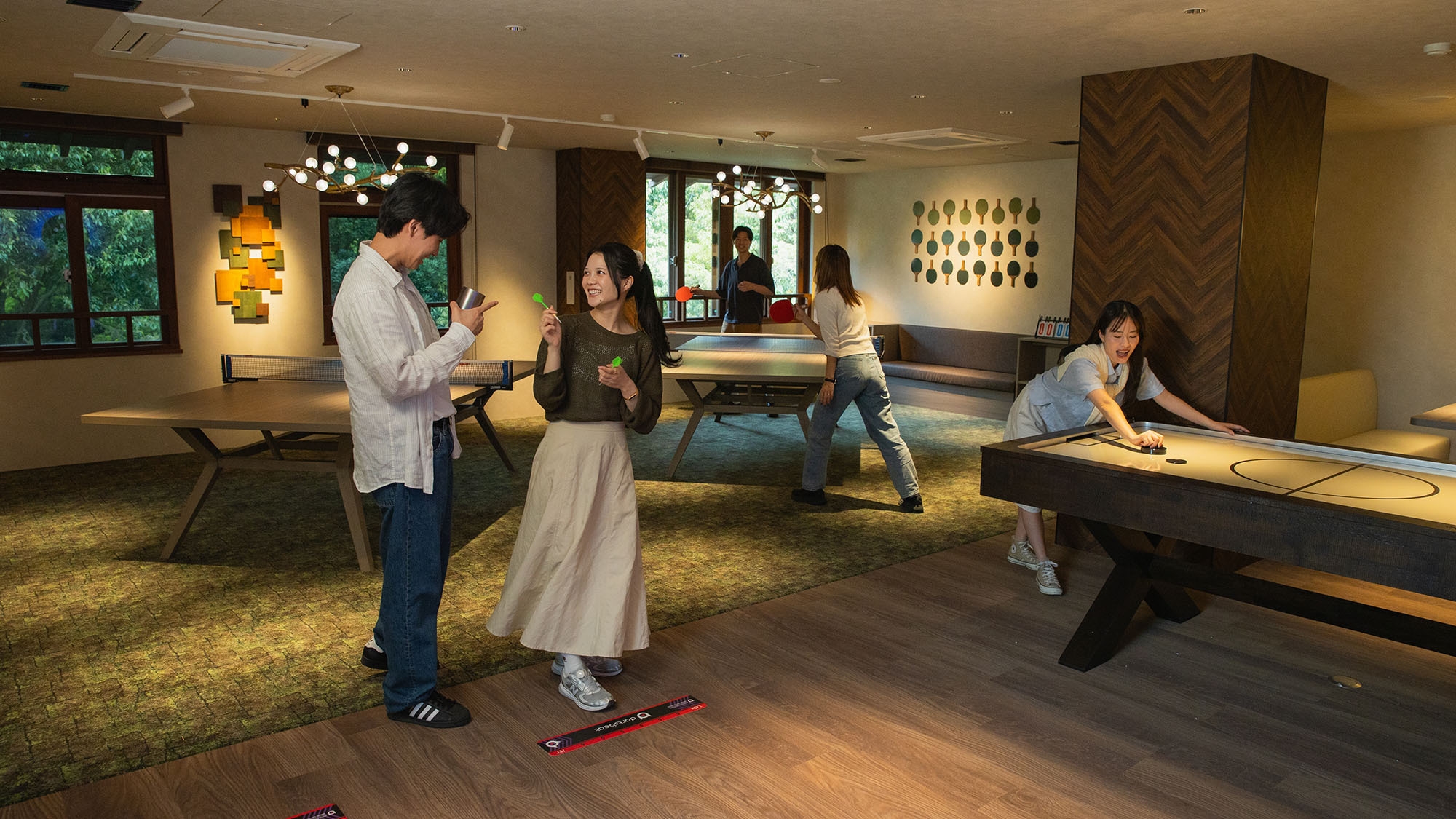 │GRAX│【素泊まり】自然に包まれるグランピング。温泉も屋内アリーナもカート移動で楽々♪