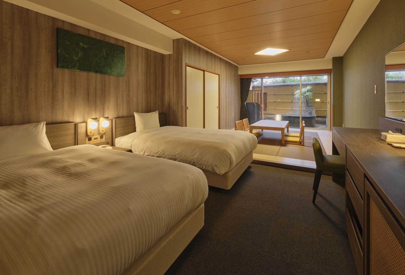 露天風呂付き和洋室