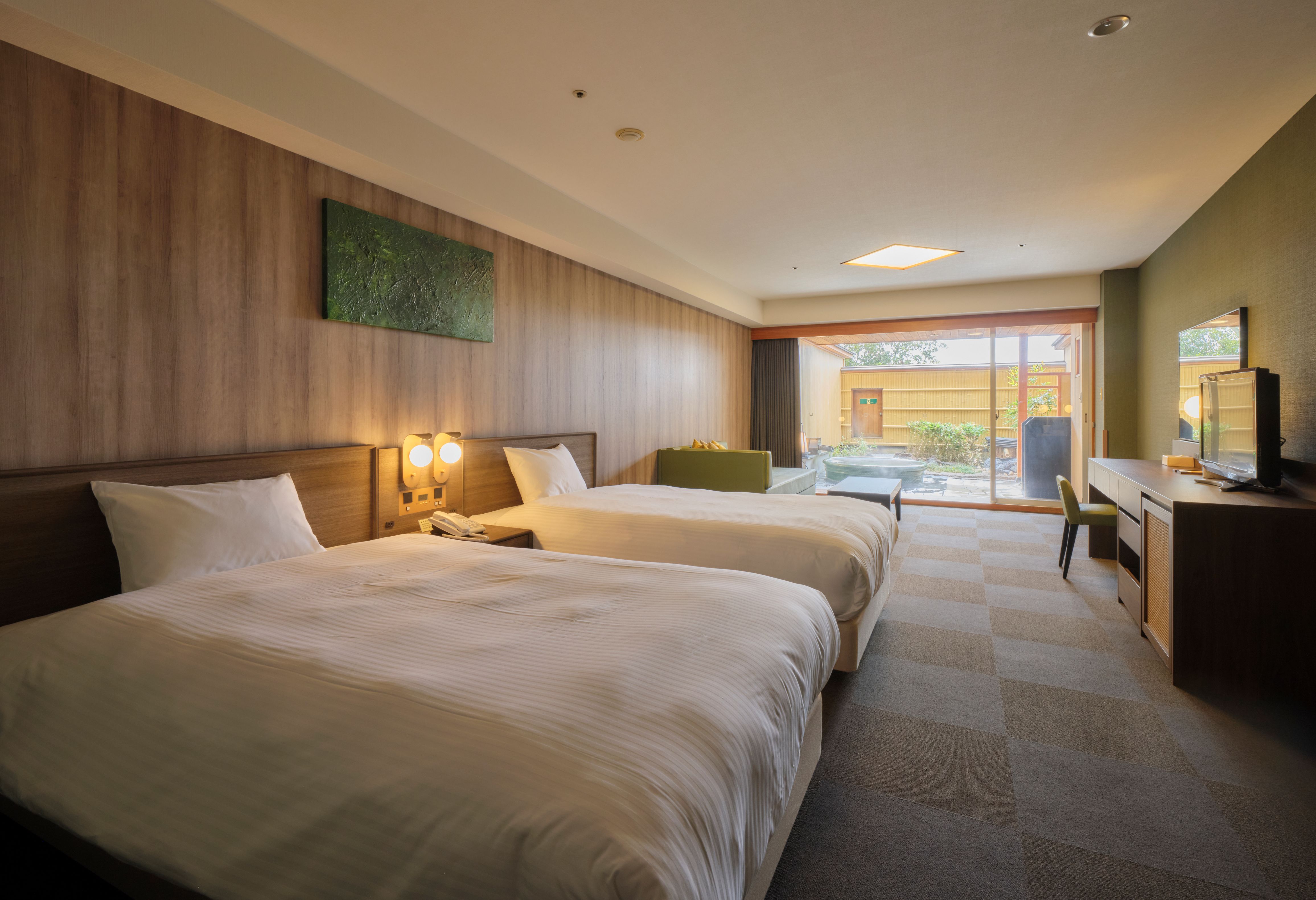 露天風呂付き　洋室