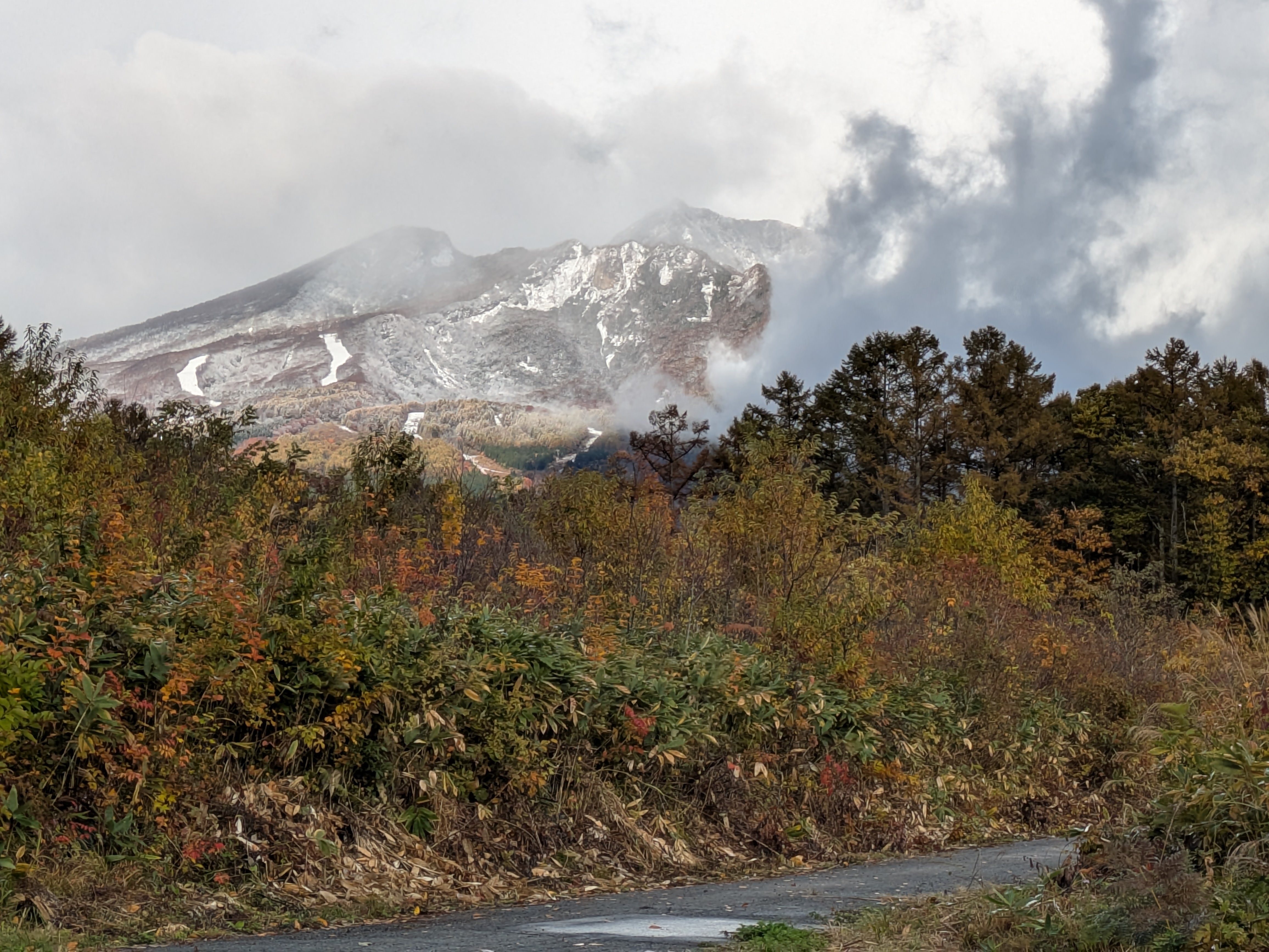 2025年11月初旬の妙高山