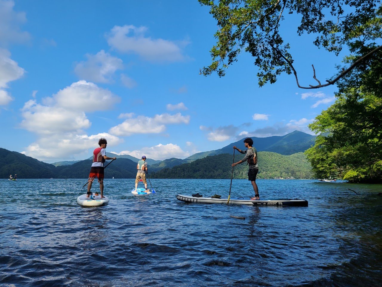 野尻湖の夏　SUP