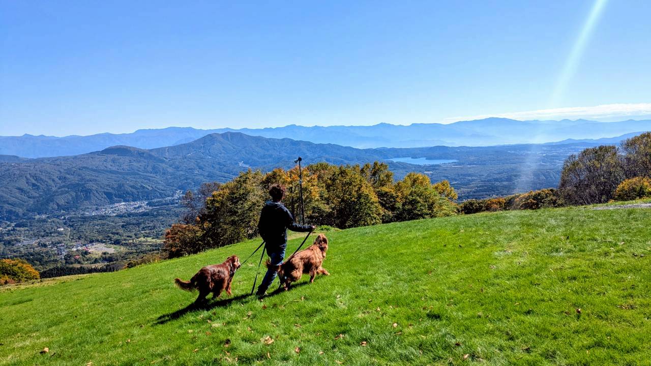 妙高高原スカイケーブルからの眺め
