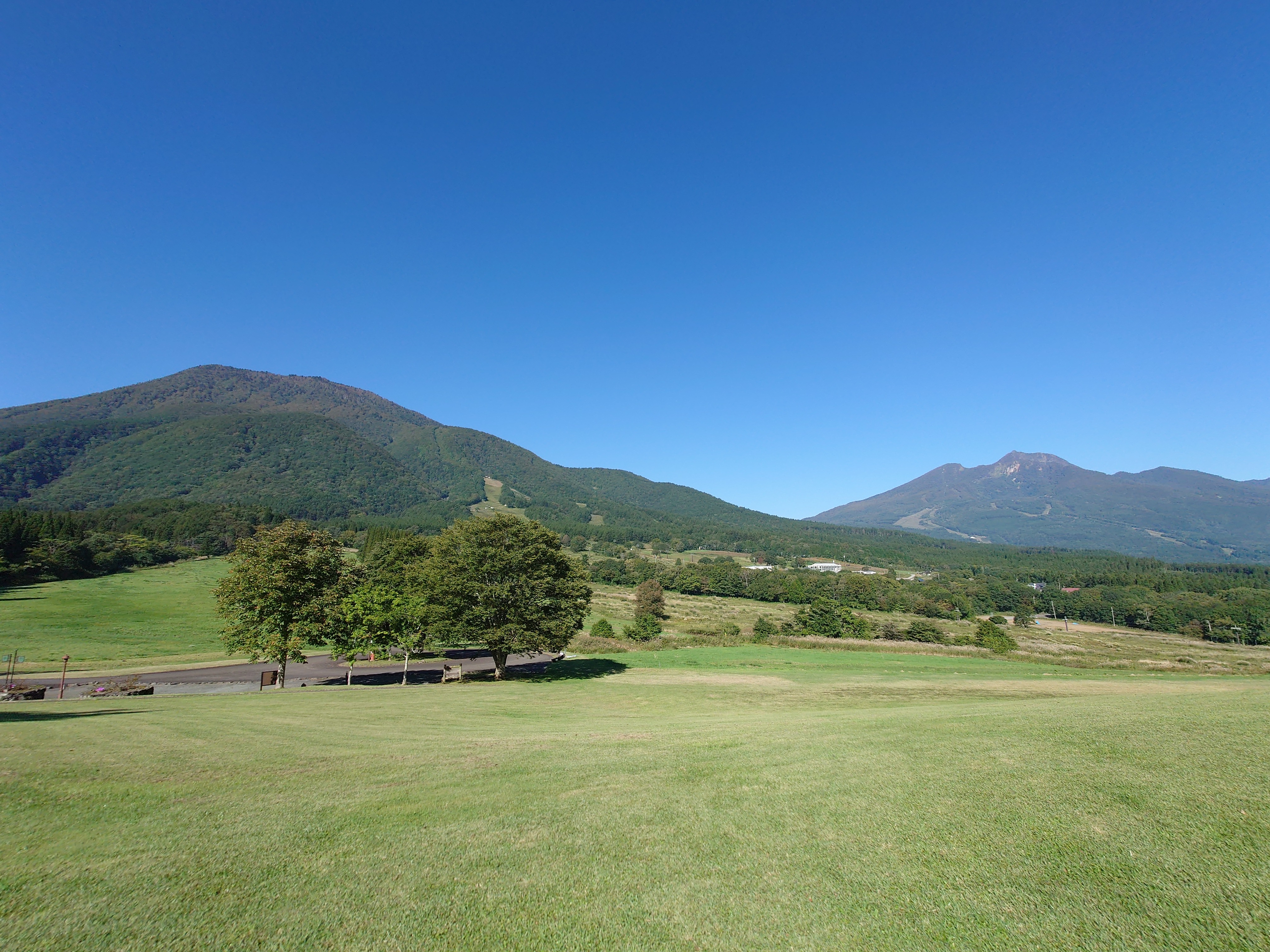 黒姫童話館からの景色