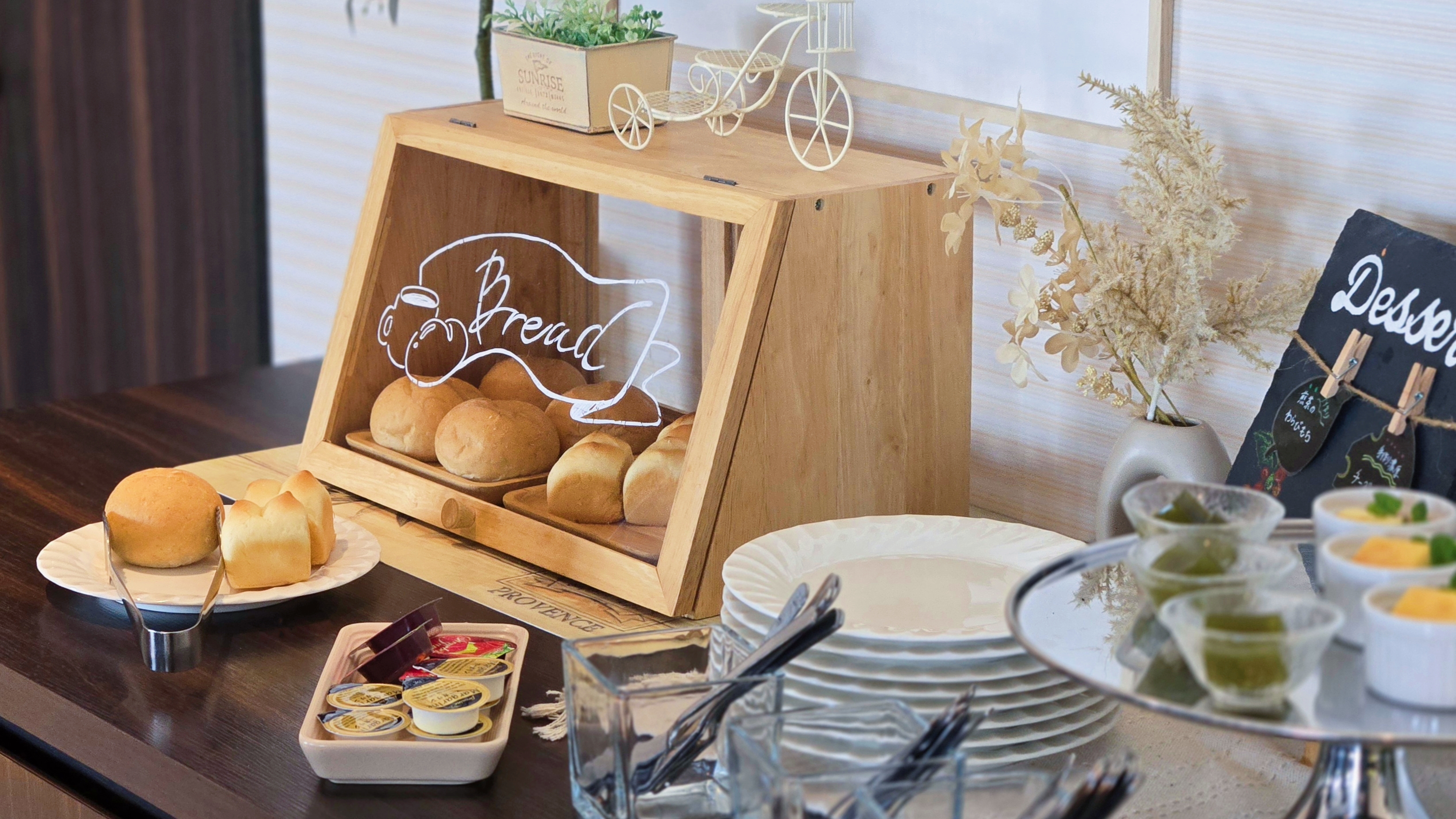 朝食バイキング