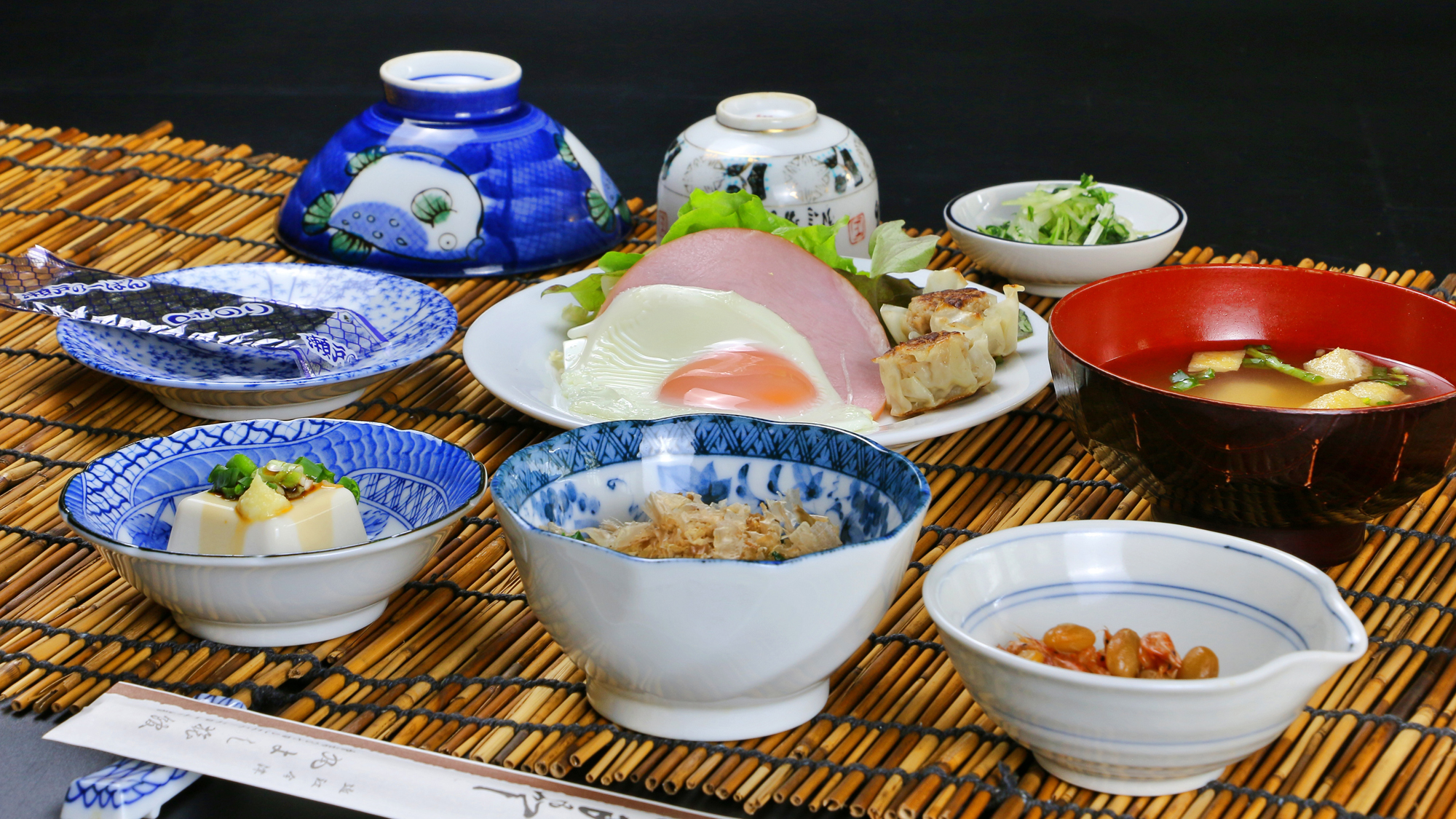 【朝食】栄養バランスを考えた和朝食です