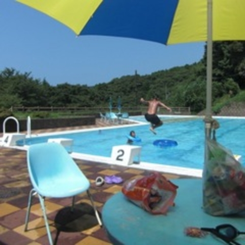 水仙荘のプライベートプール