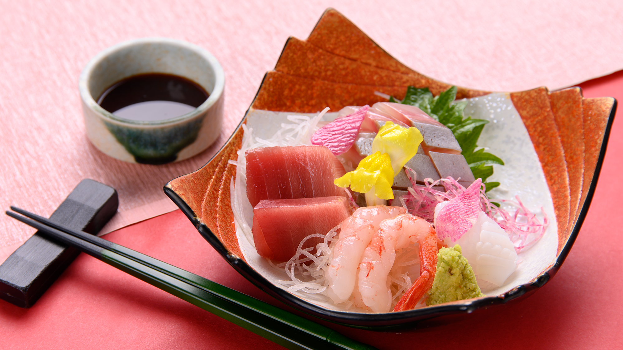 【春の会席】御造り（一例）