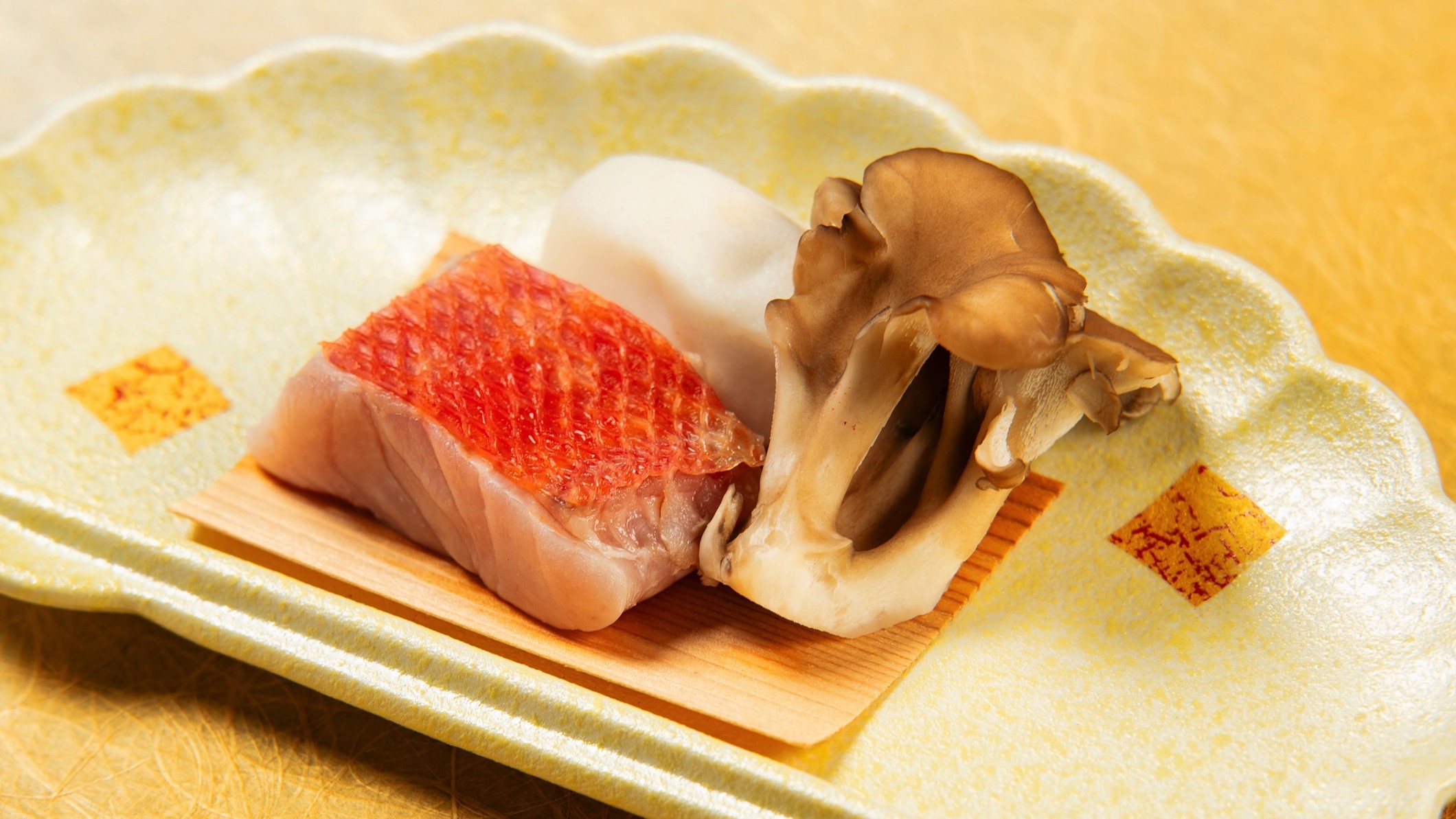 *【秋の夕食】蒸し物/金目鯛・海老芋・舞茸・ポン酢（変更になる場合があります）