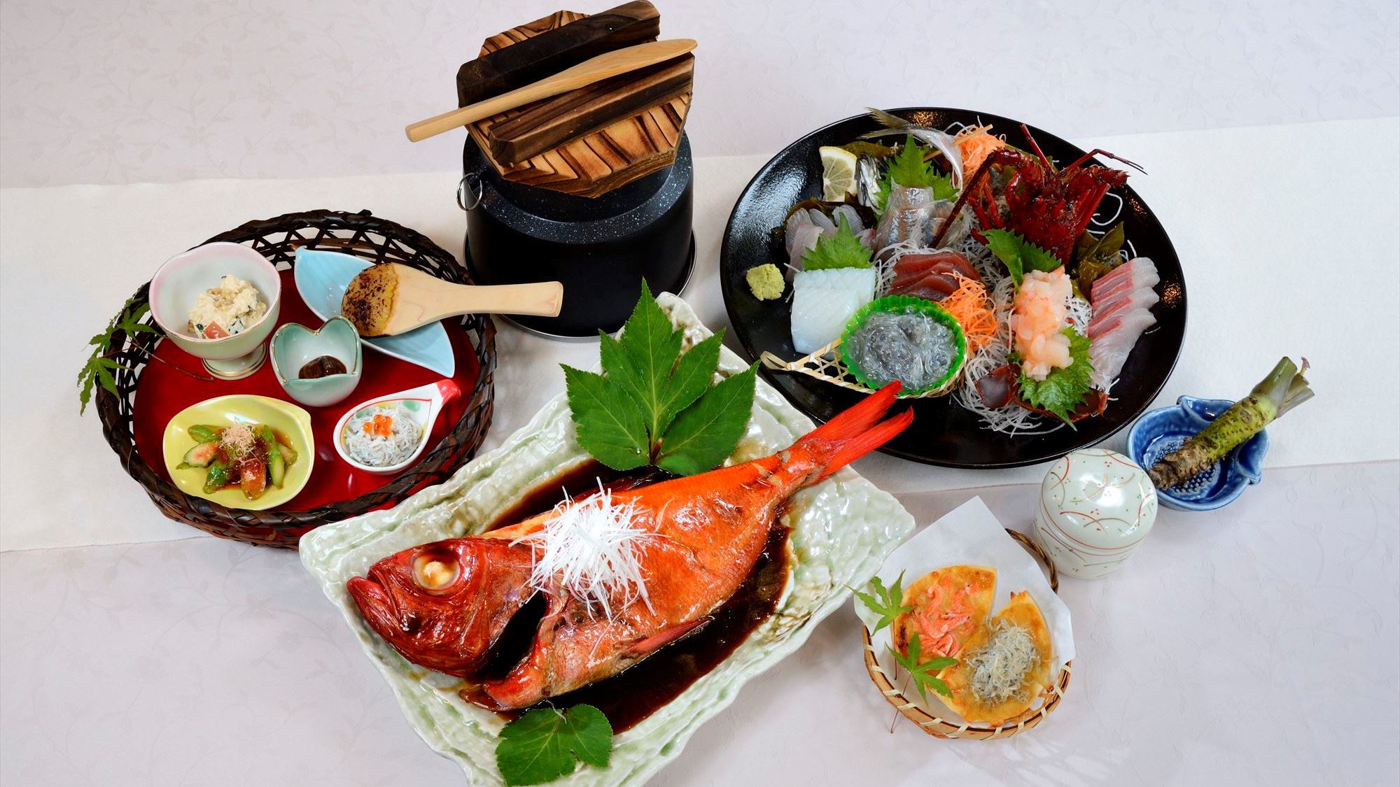 【静岡県産】豪快金目鯛の姿煮！伊豆海鮮を楽しむマーフィスタンダードプラン