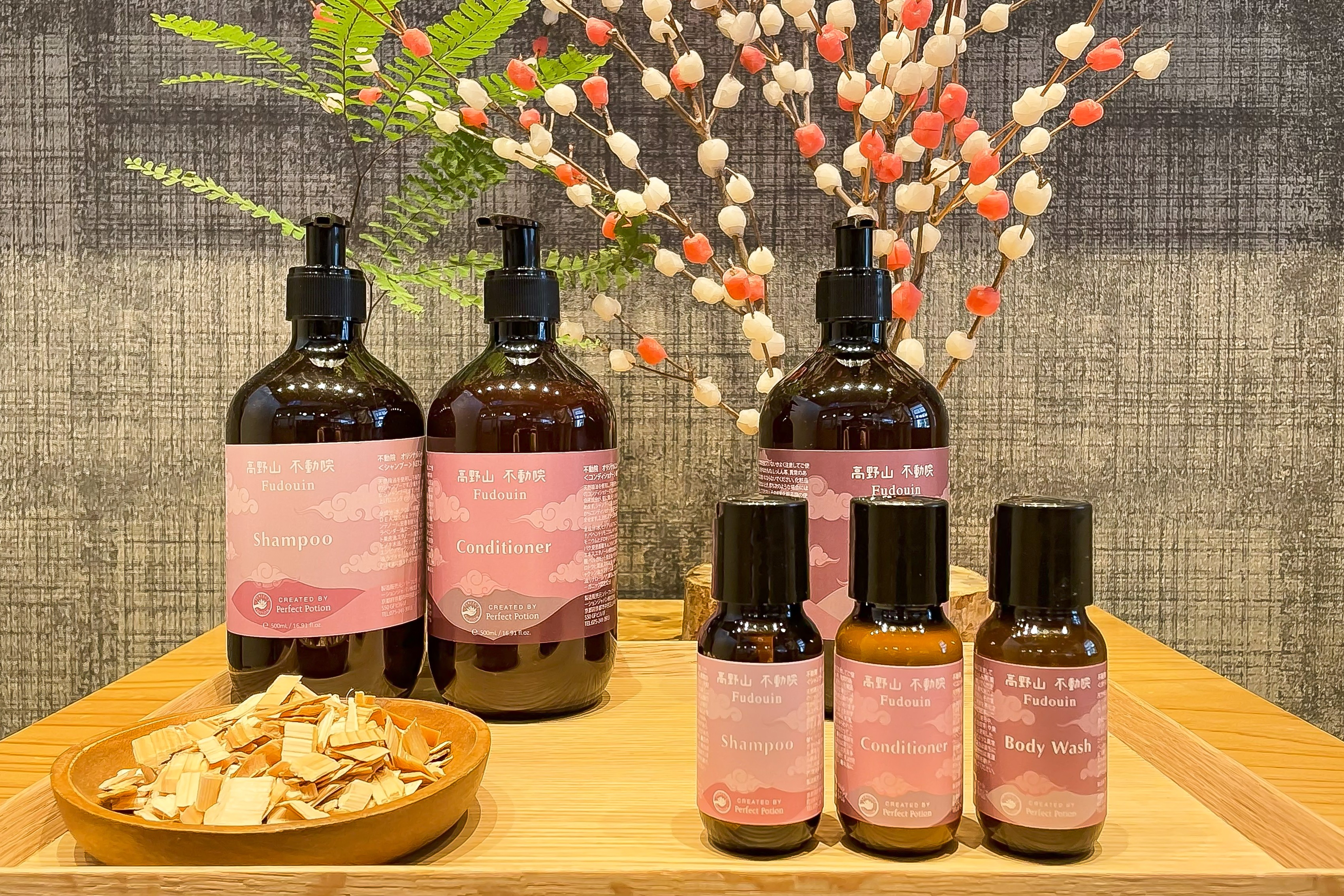 アメニティ一例（バスルーム付き客室に限る）