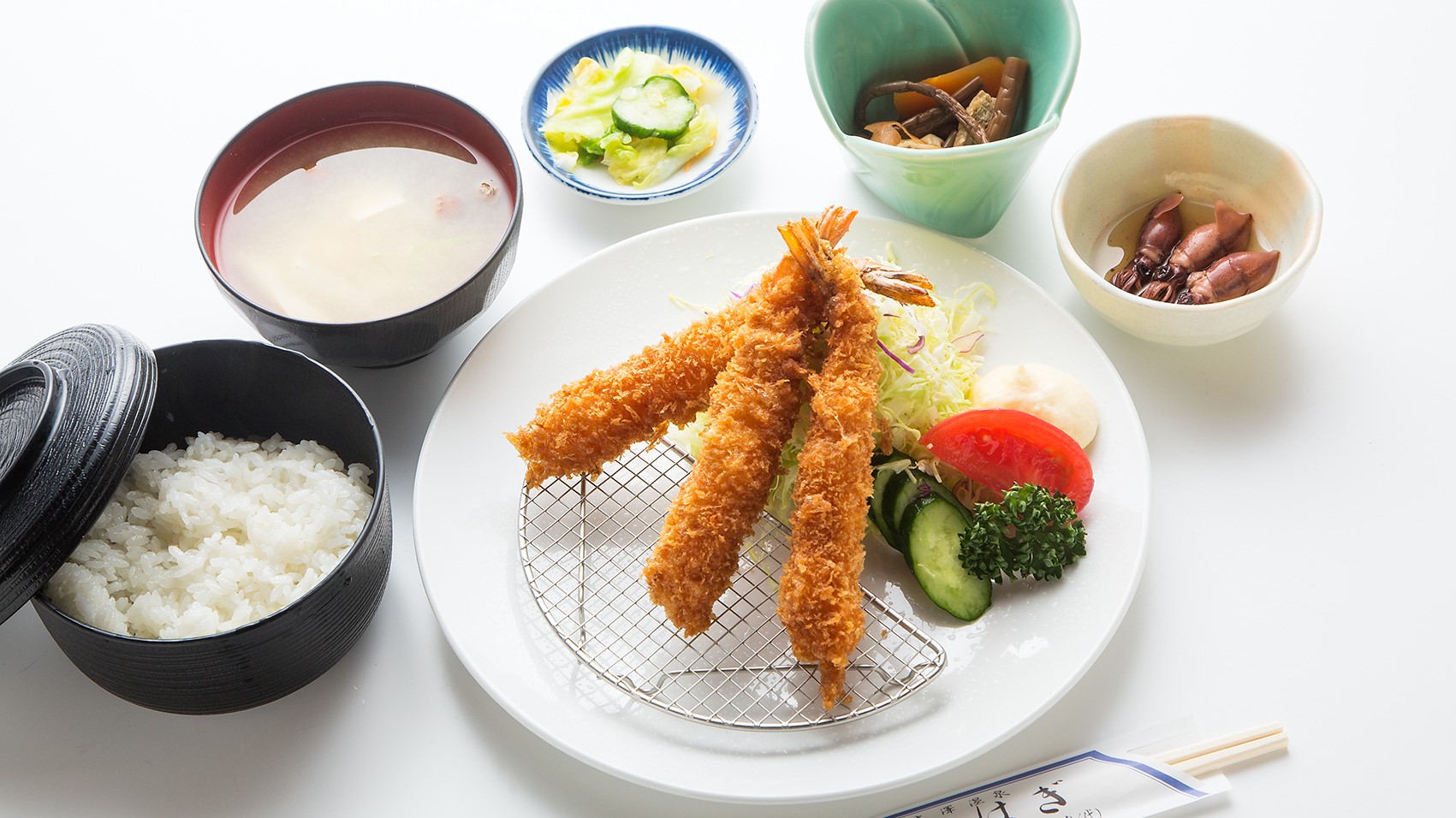 海老フライ定食