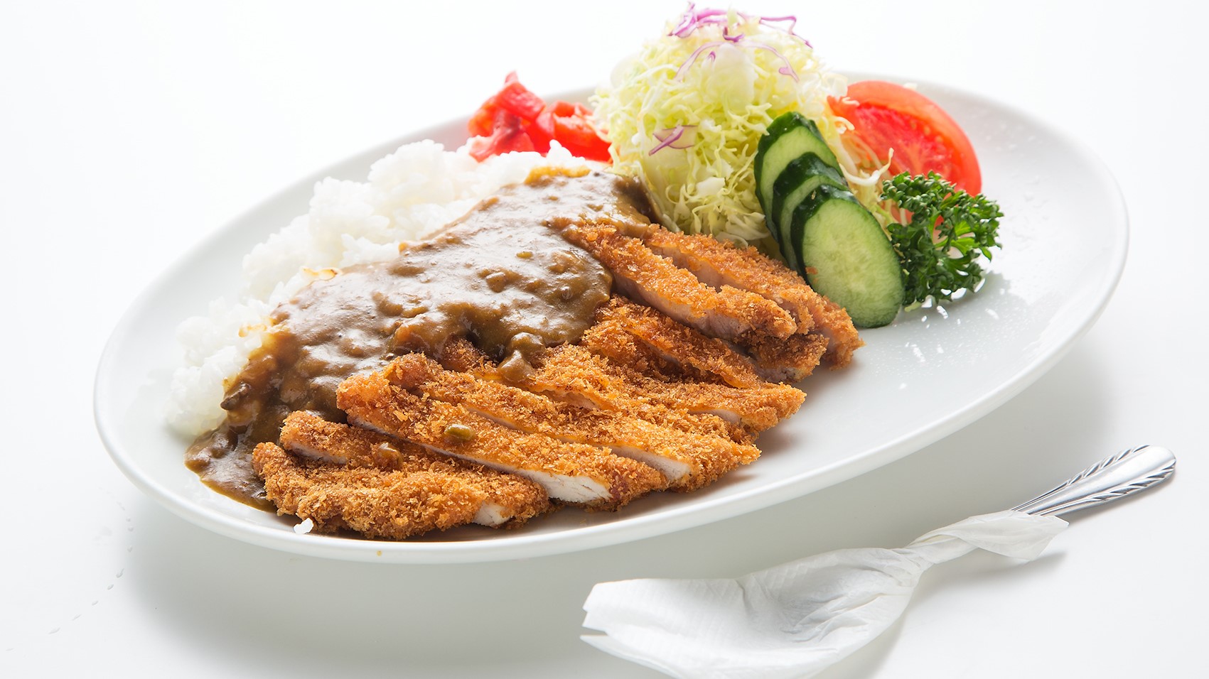 カツカレー　