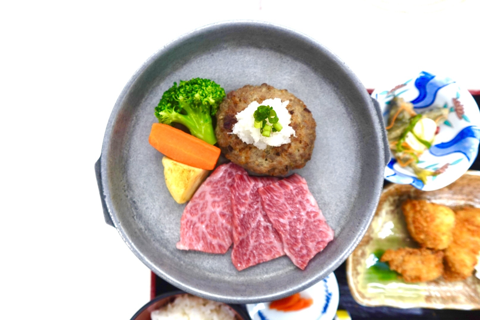 夕食は選べる定食！ホテルで完結２食付プラン【長崎和牛定食】