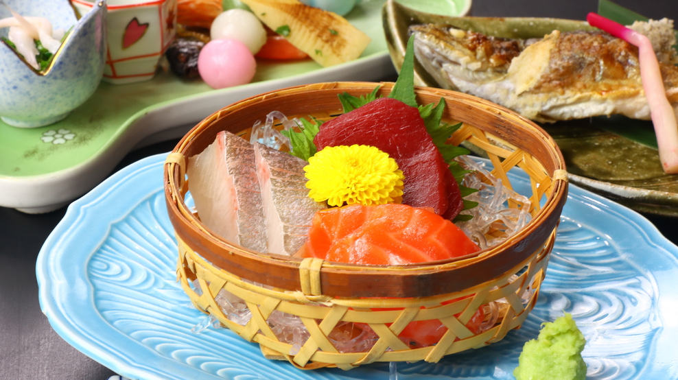 ★【季節の味覚会席】春　お造り三種盛り 