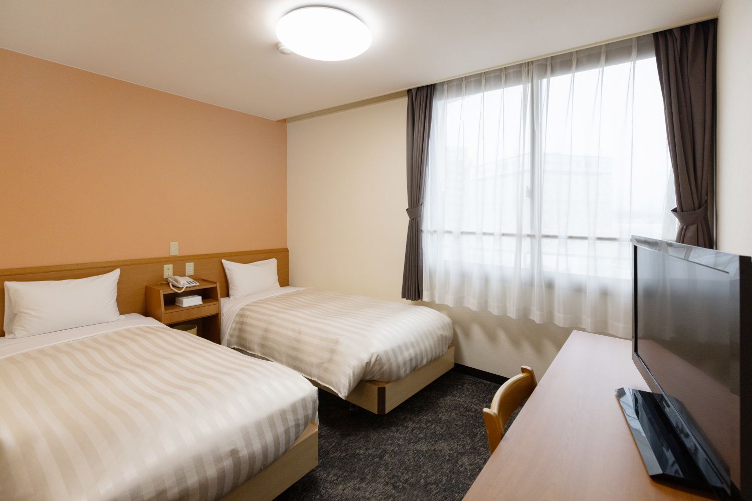 禁煙 ツイン(有線LAN　WiFi　シャワートイレ完備)