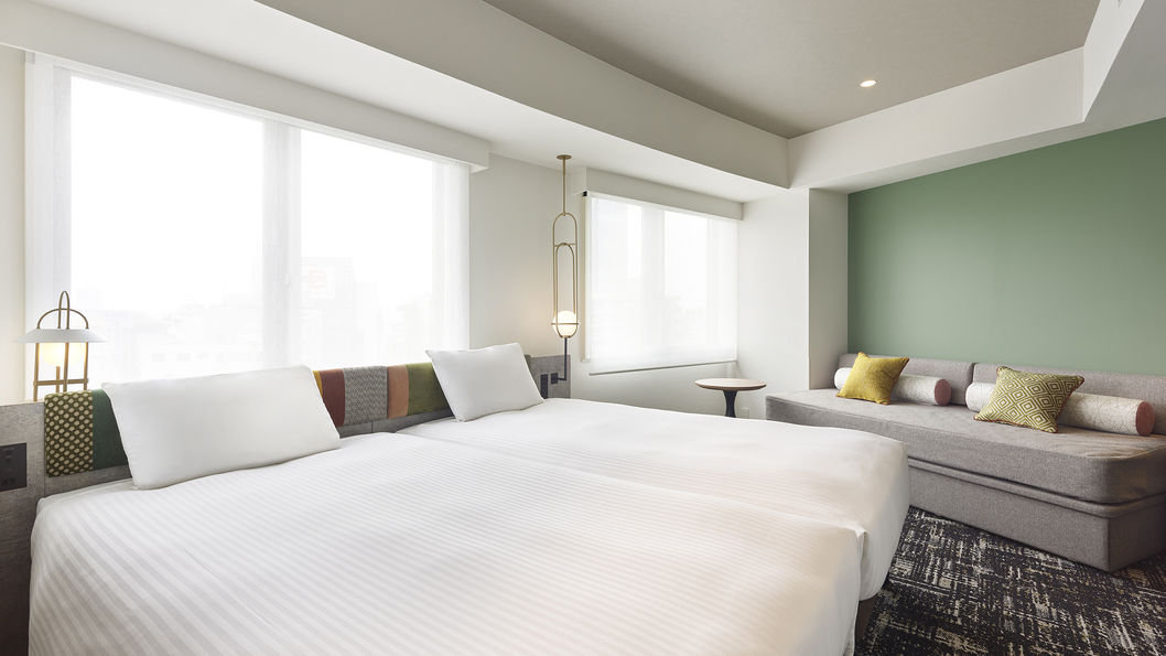 スーペリアツイン（+ソファベッド）