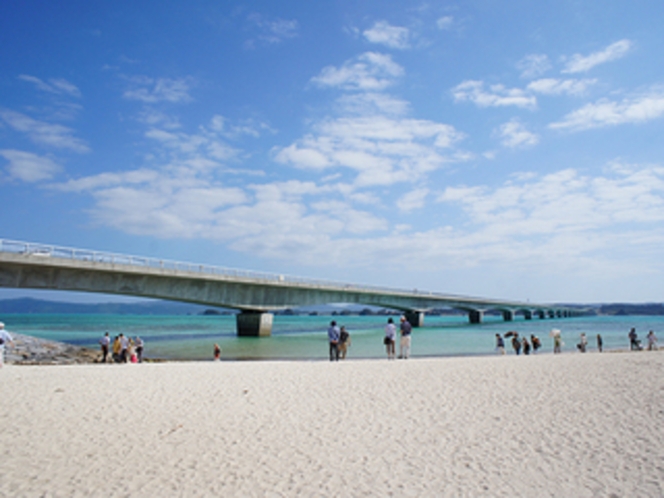 古宇利島のビーチ