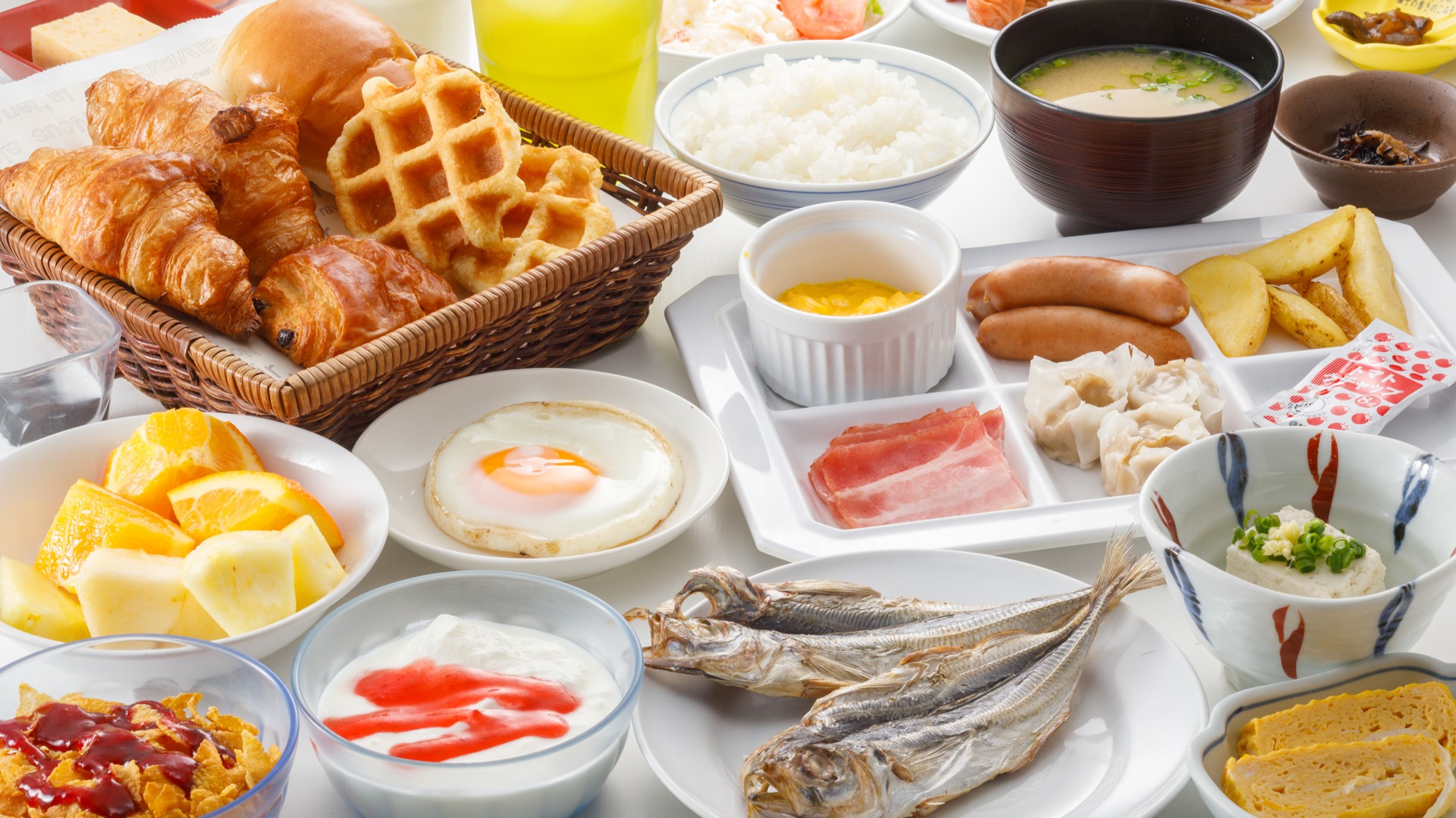 朝食バイキング