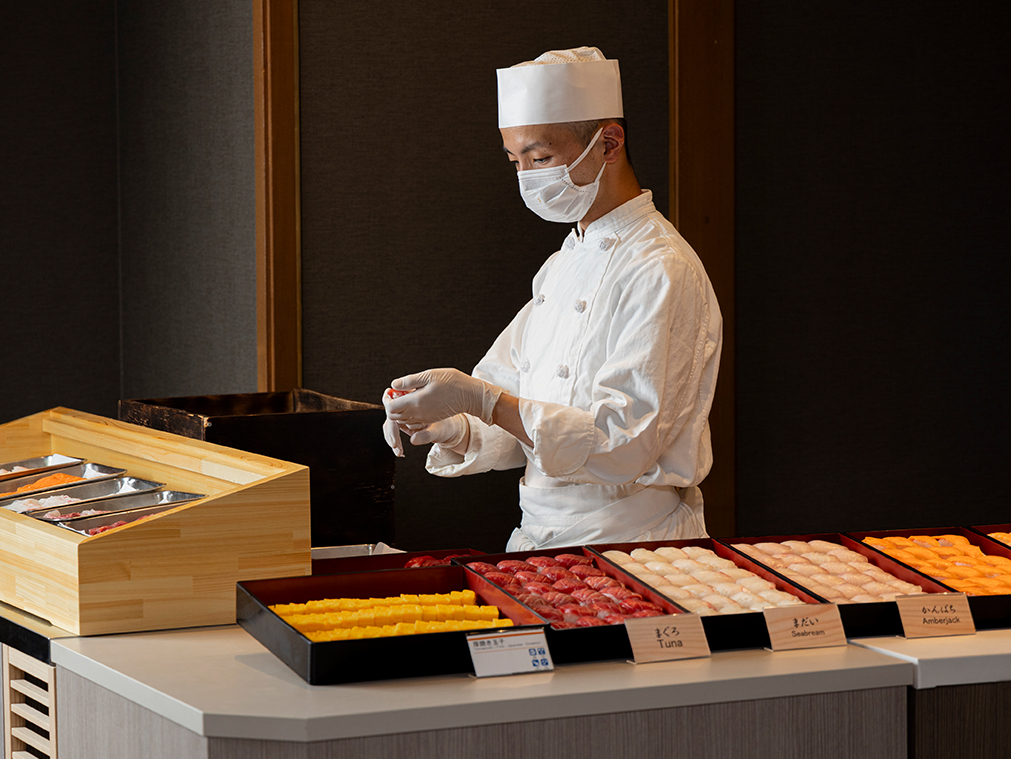 職人によるライブキッチン