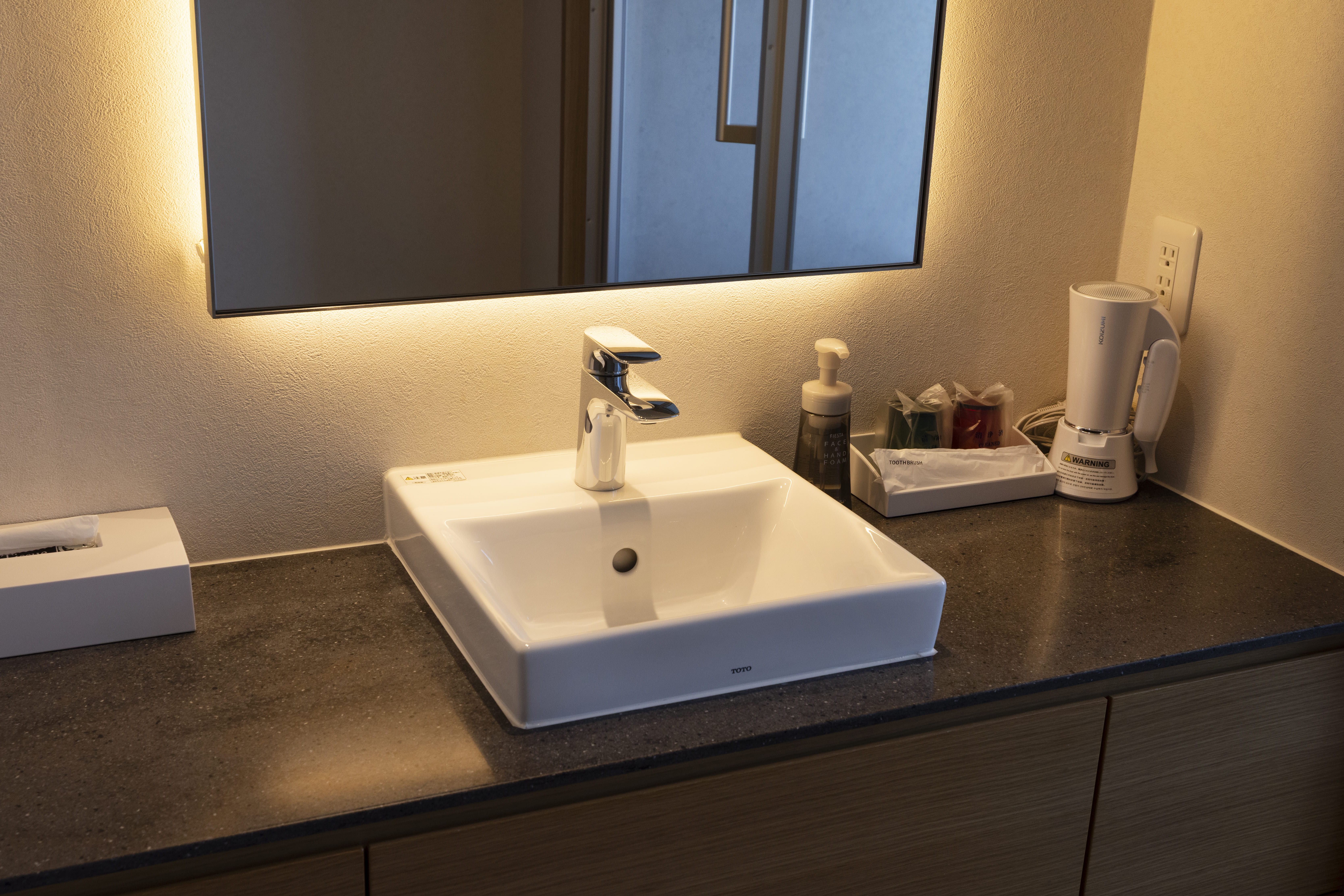 デラックスツインルーム洗面台