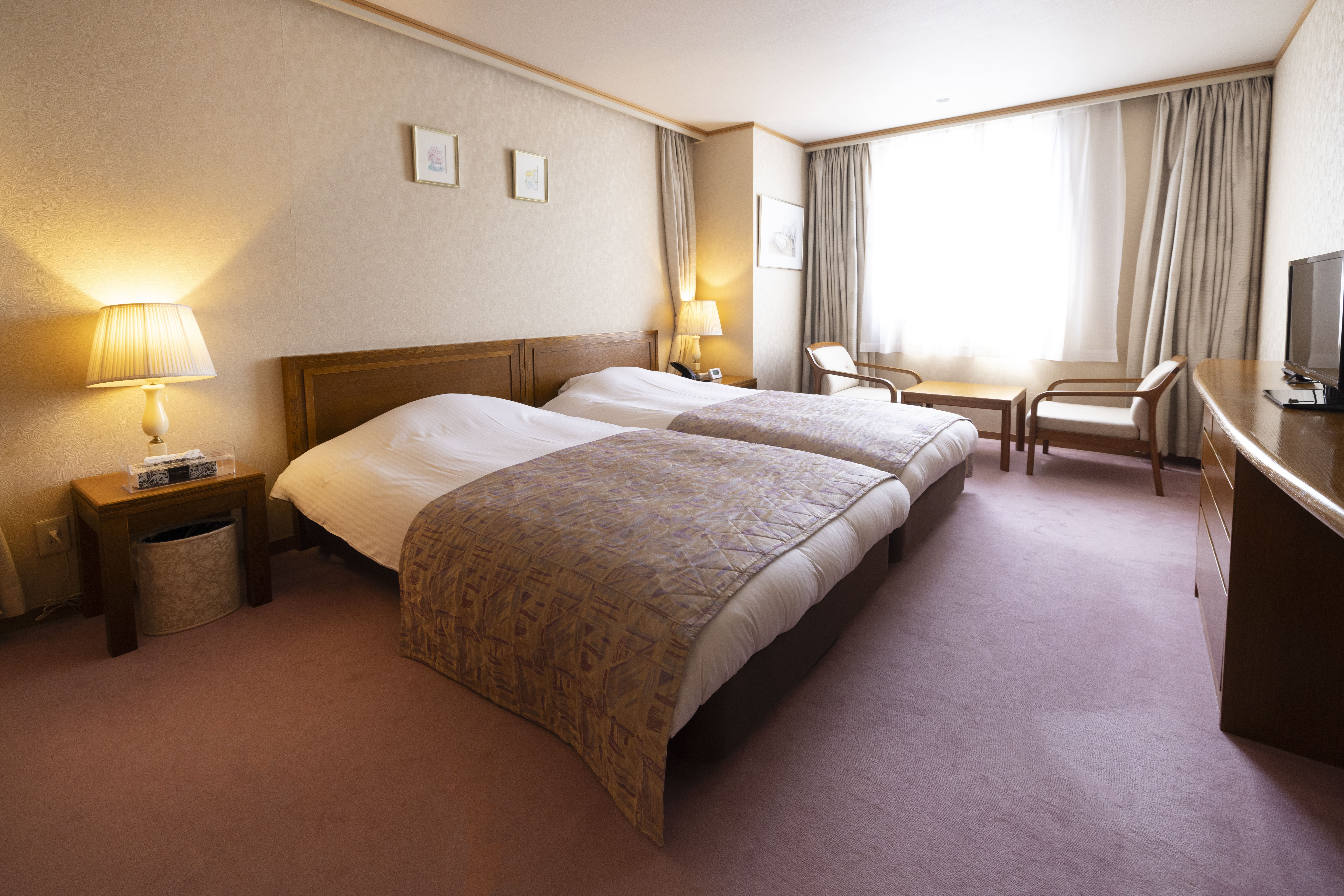 4Fスーペリアツインルーム寝室