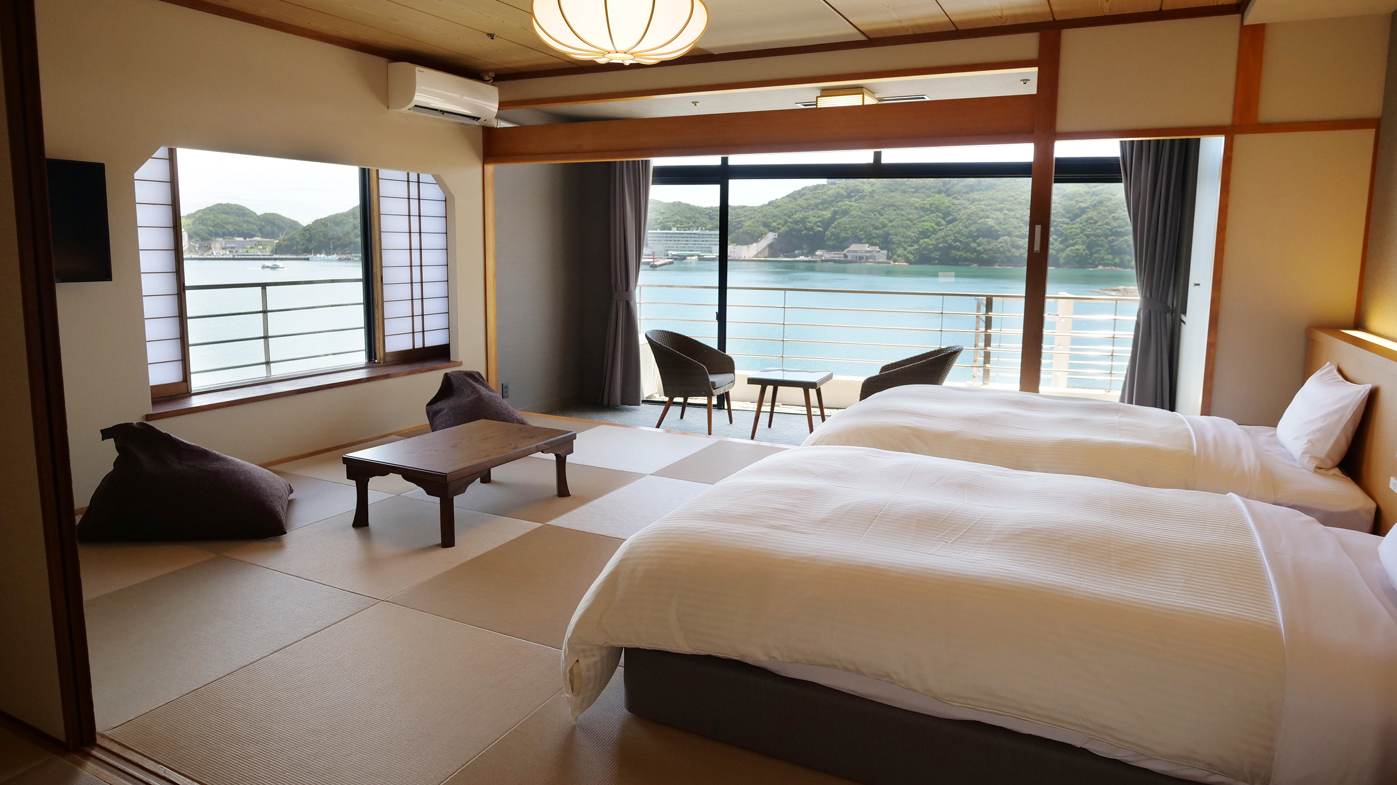 スタンダード和ベッドツイン2間 内風呂あり　※客室の一例