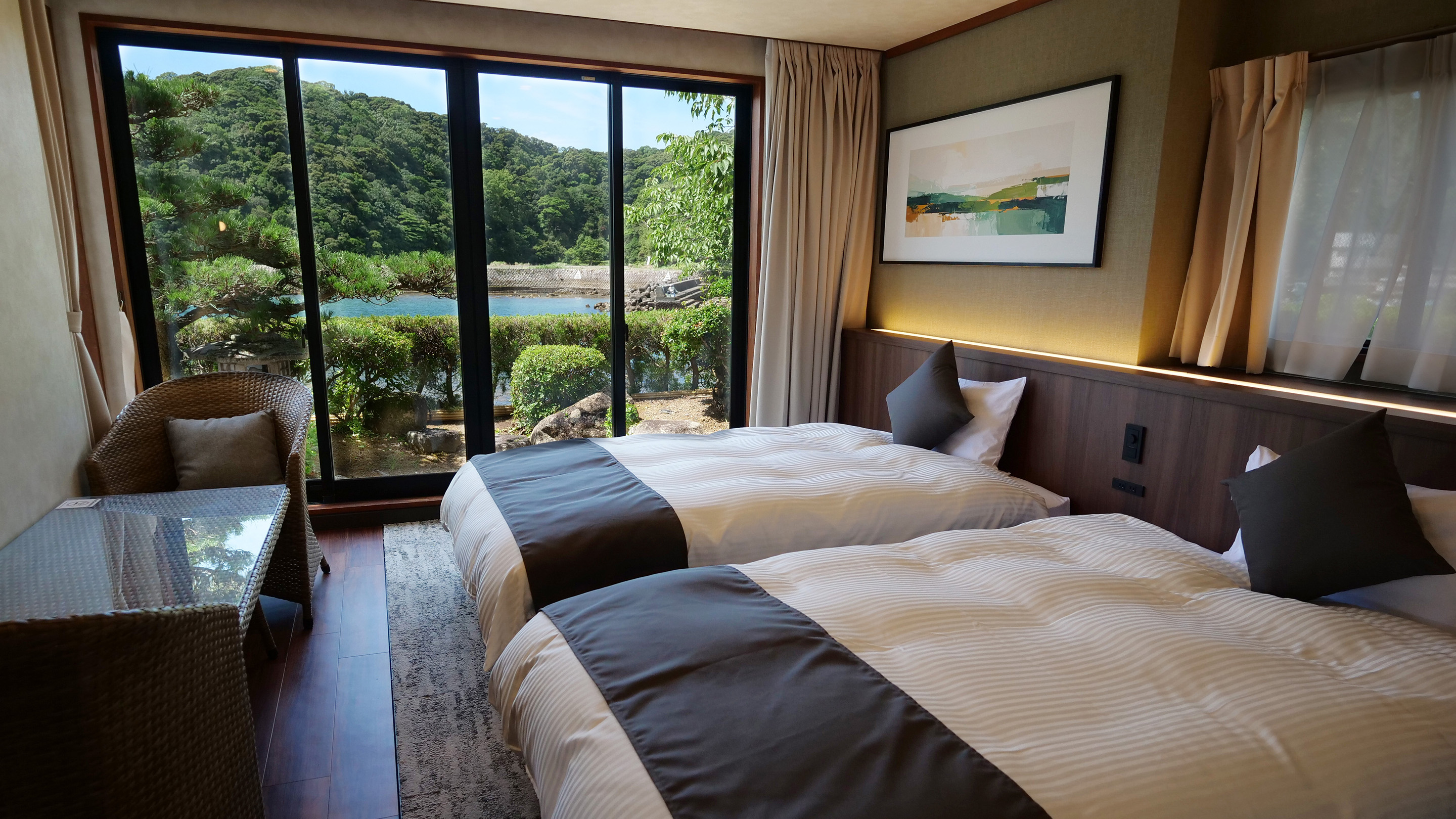 スーペリア露天風呂付和洋室ツイン 内風呂あり