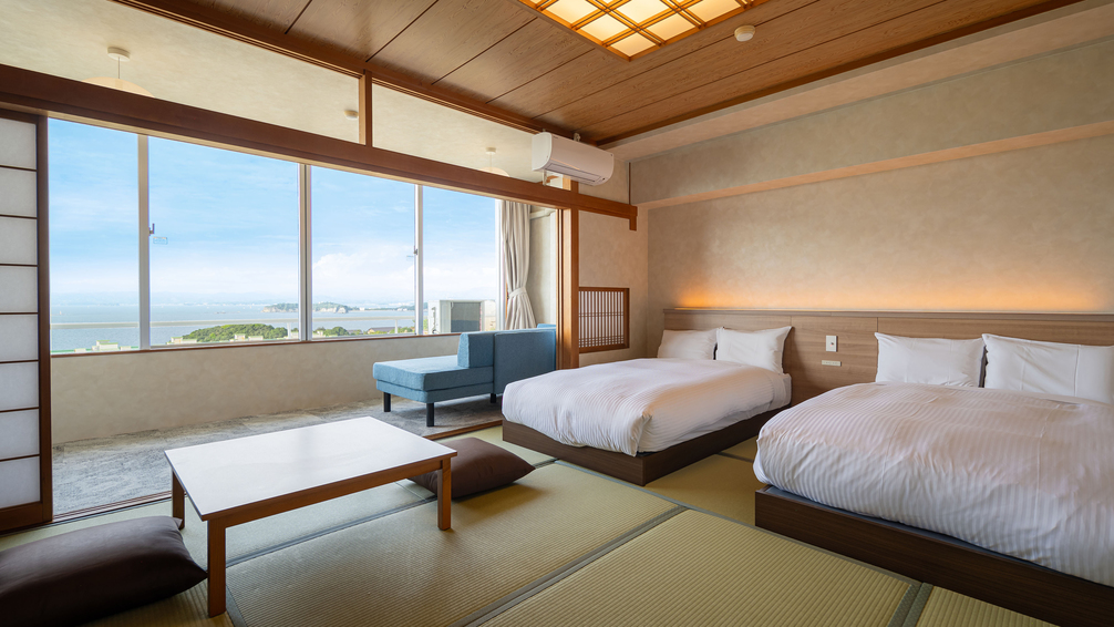 【禁煙】スタンダード和ベッドツイン 内風呂あり