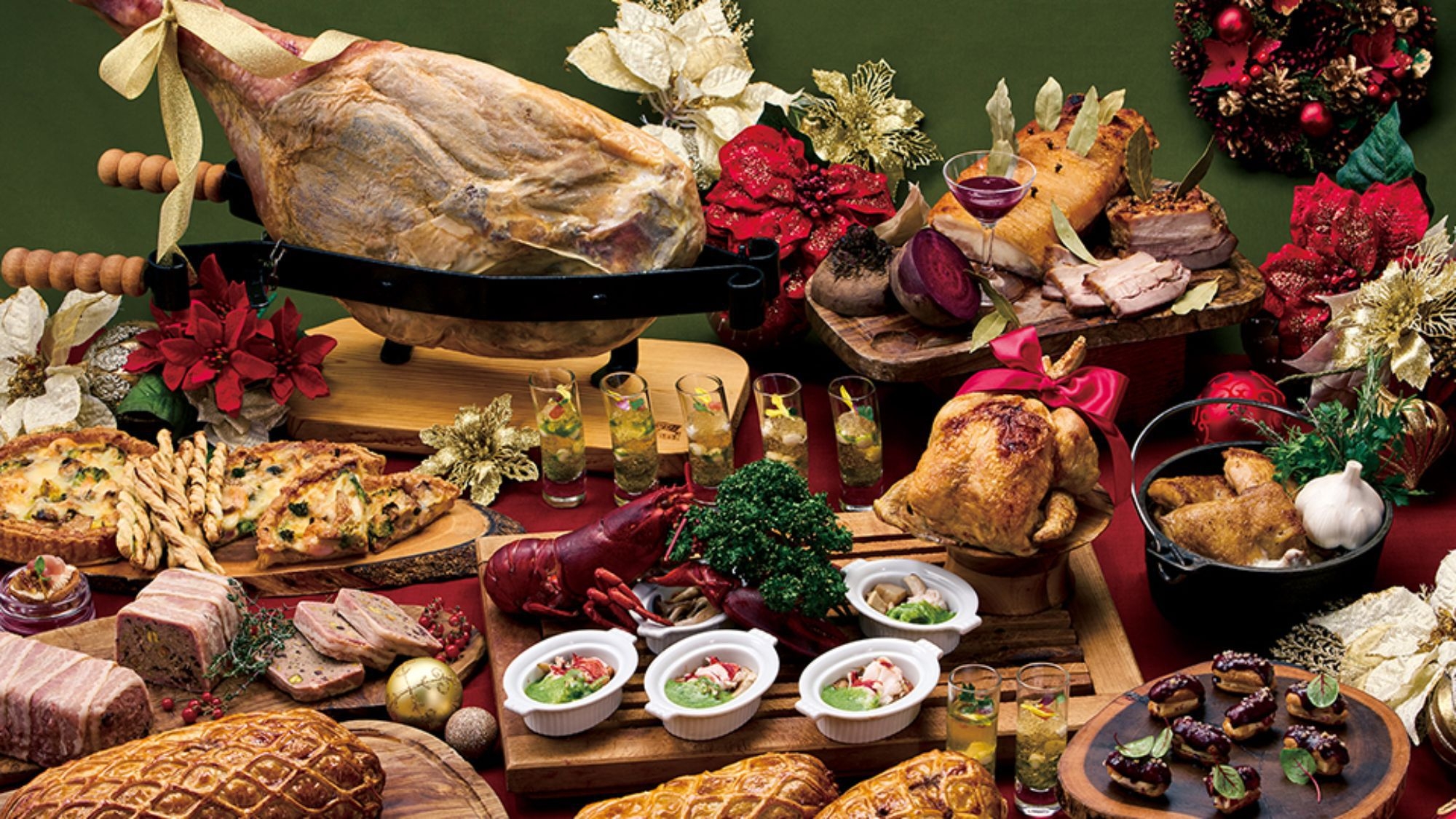 〜笑顔溢れるクリスマス〜「カザ」クリスマスディナーバイキング付プラン（2部　19：30〜）　