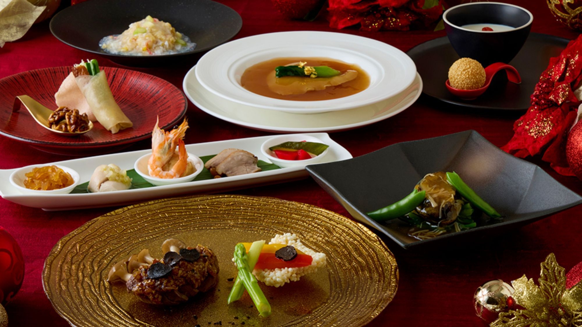 〜広東料理でいつもとは違ったクリスマスを〜 皇家龍鳳ディナー付プラン（2部　19：30〜）