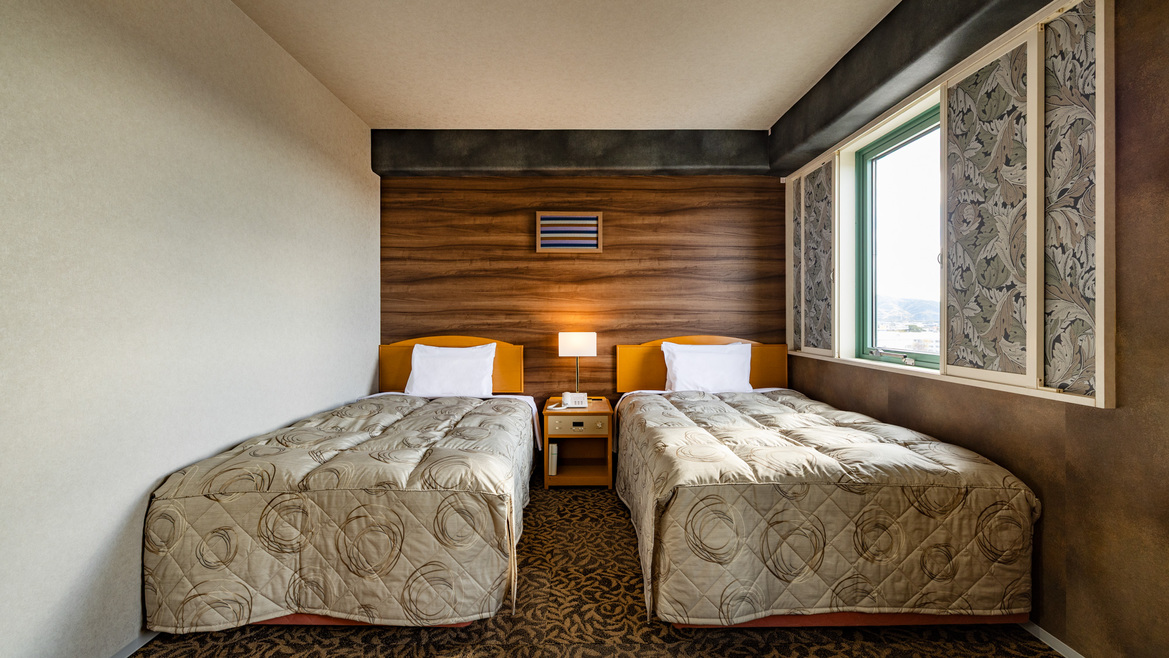 【ツインルーム】全部屋Wi-Fi無料＆VOD見放題