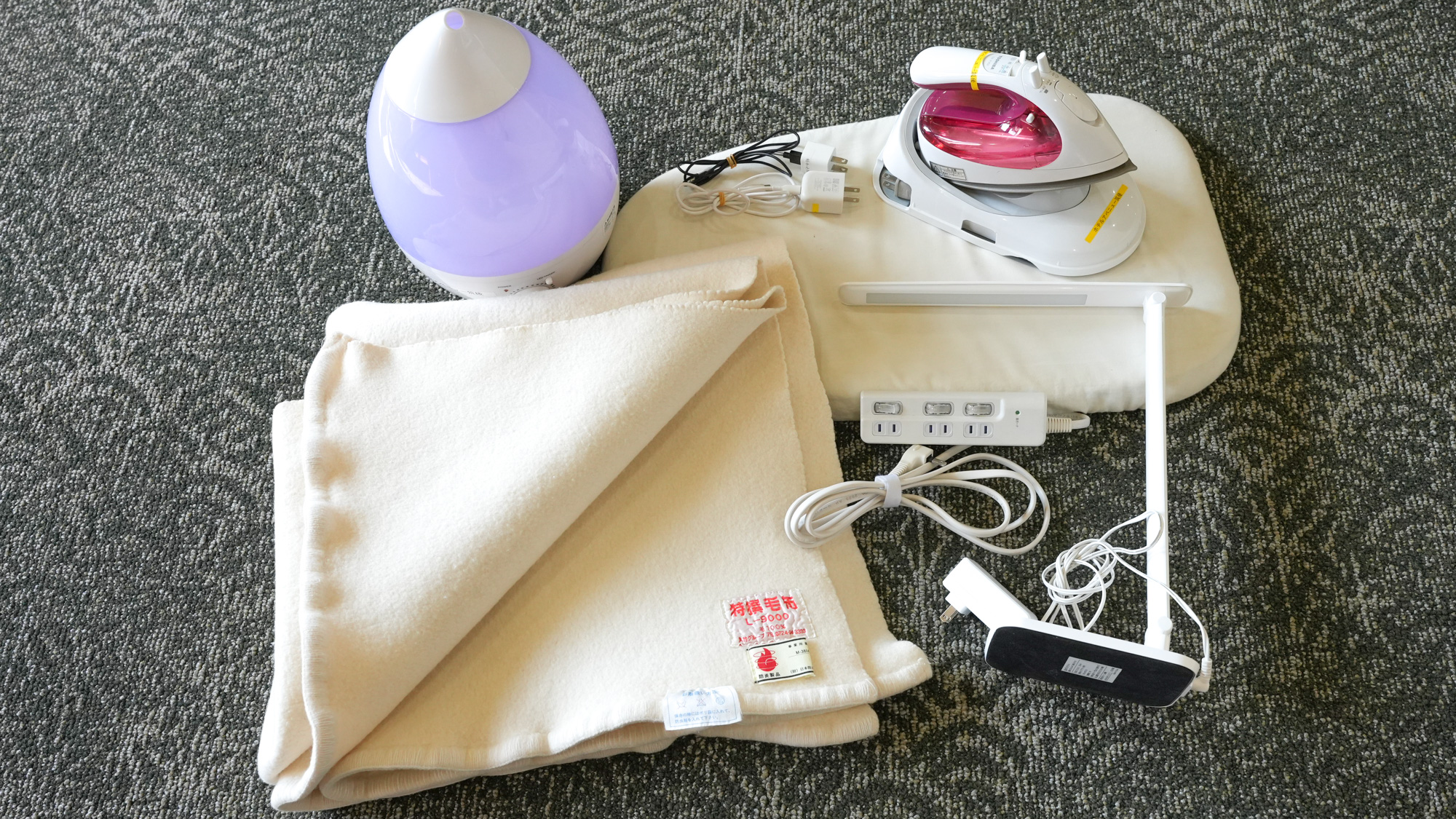 【貸出備品(無料)】各種無料の貸出備品を取り揃えております。