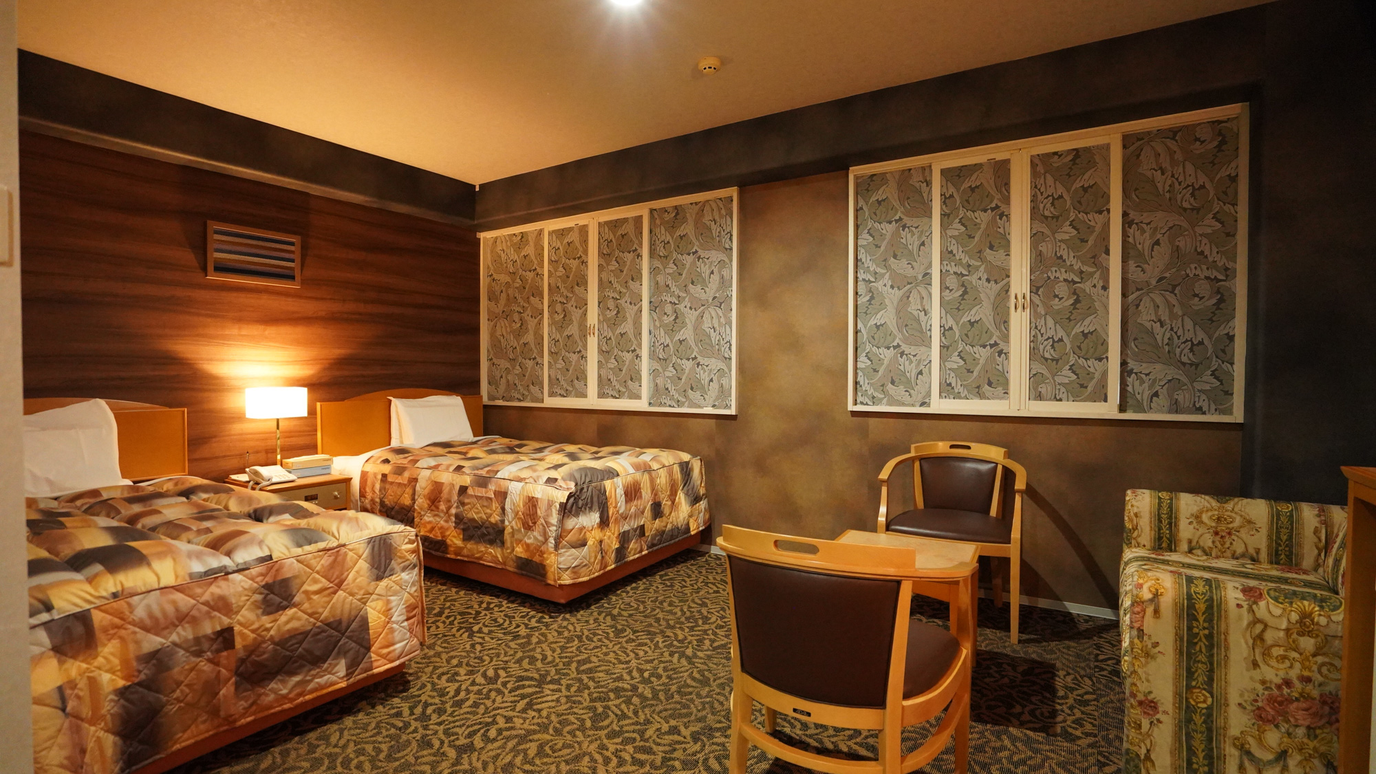 【デラックスツイン】全部屋Wi-Fi無料＆VOD見放題