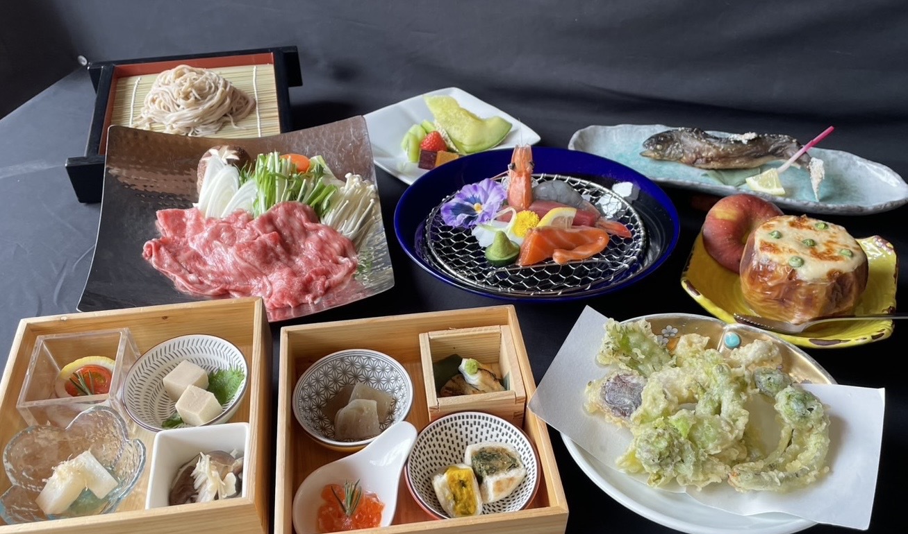 ☆ぽかぽかランド美麻の新しい基本会席プラン♪【夕朝食付】