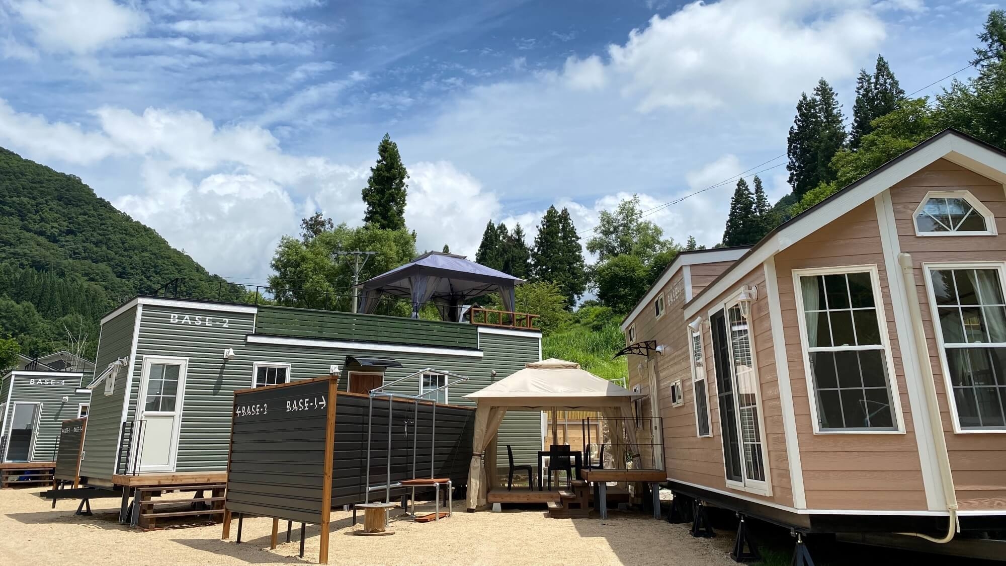 ◆露天風呂付コテージMIASA BASE4/屋上付ペット可