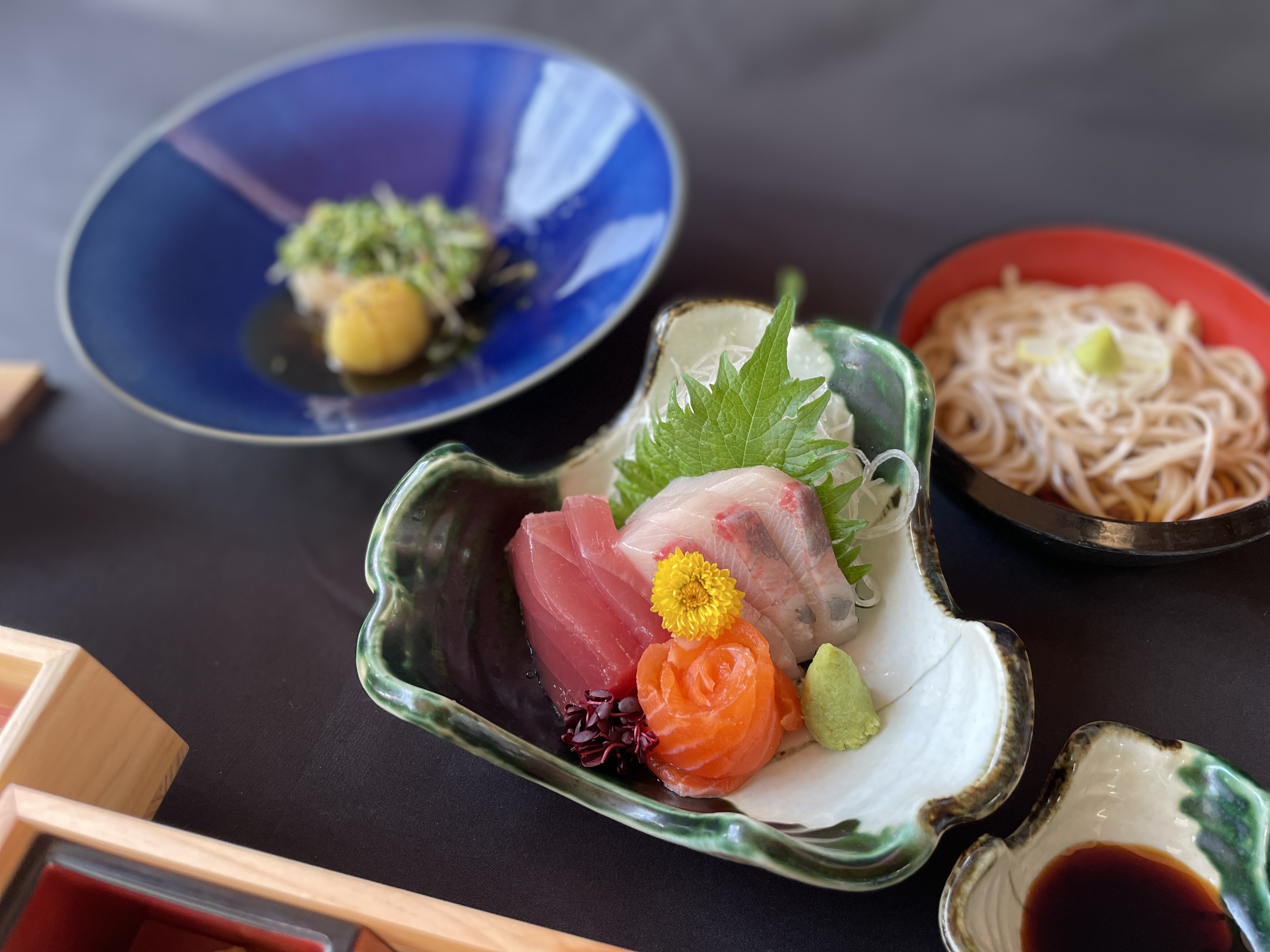 平日限定鍋プラン（お造りの一例）