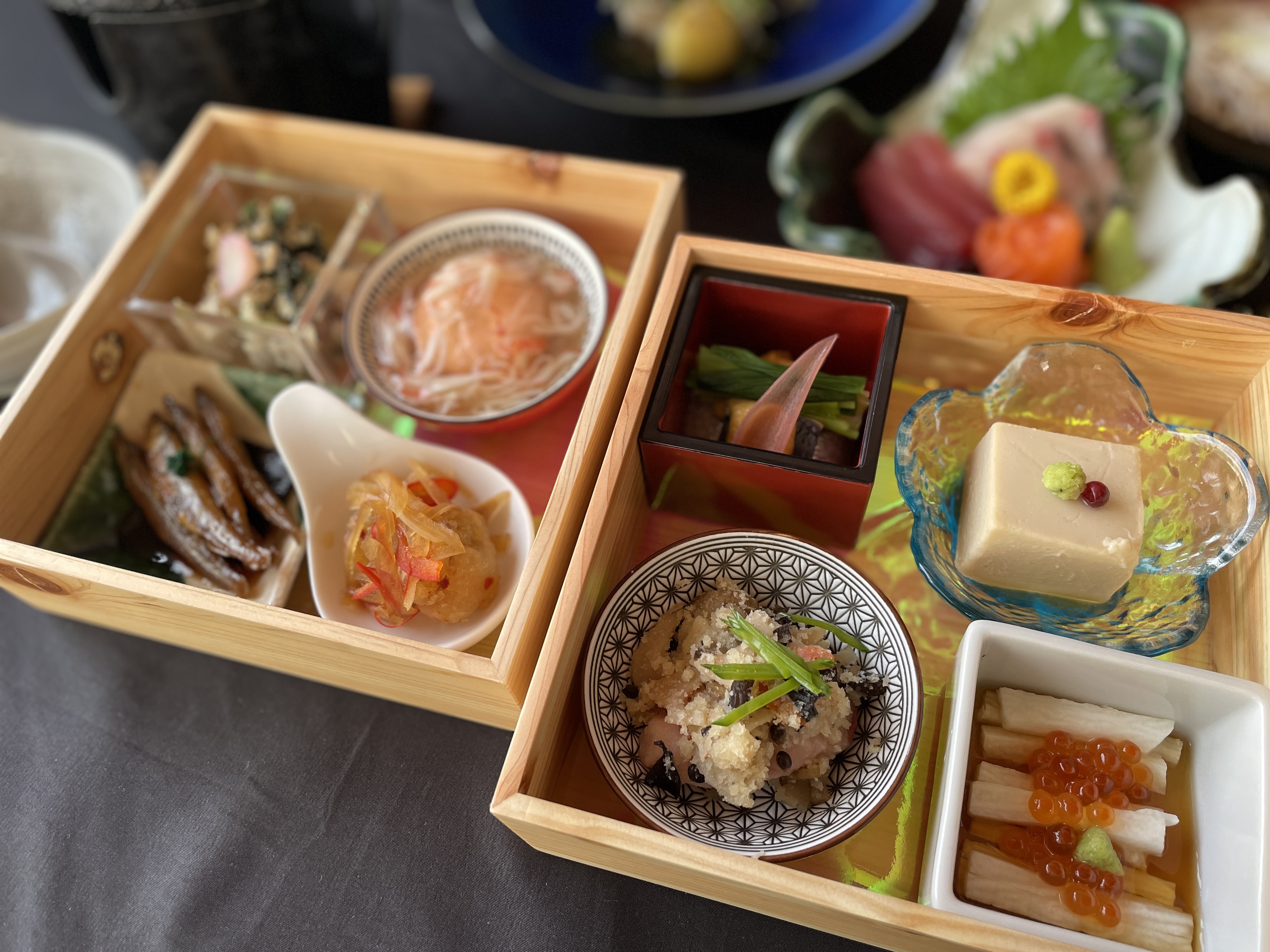 平日限定鍋プラン（玉手箱の一例）