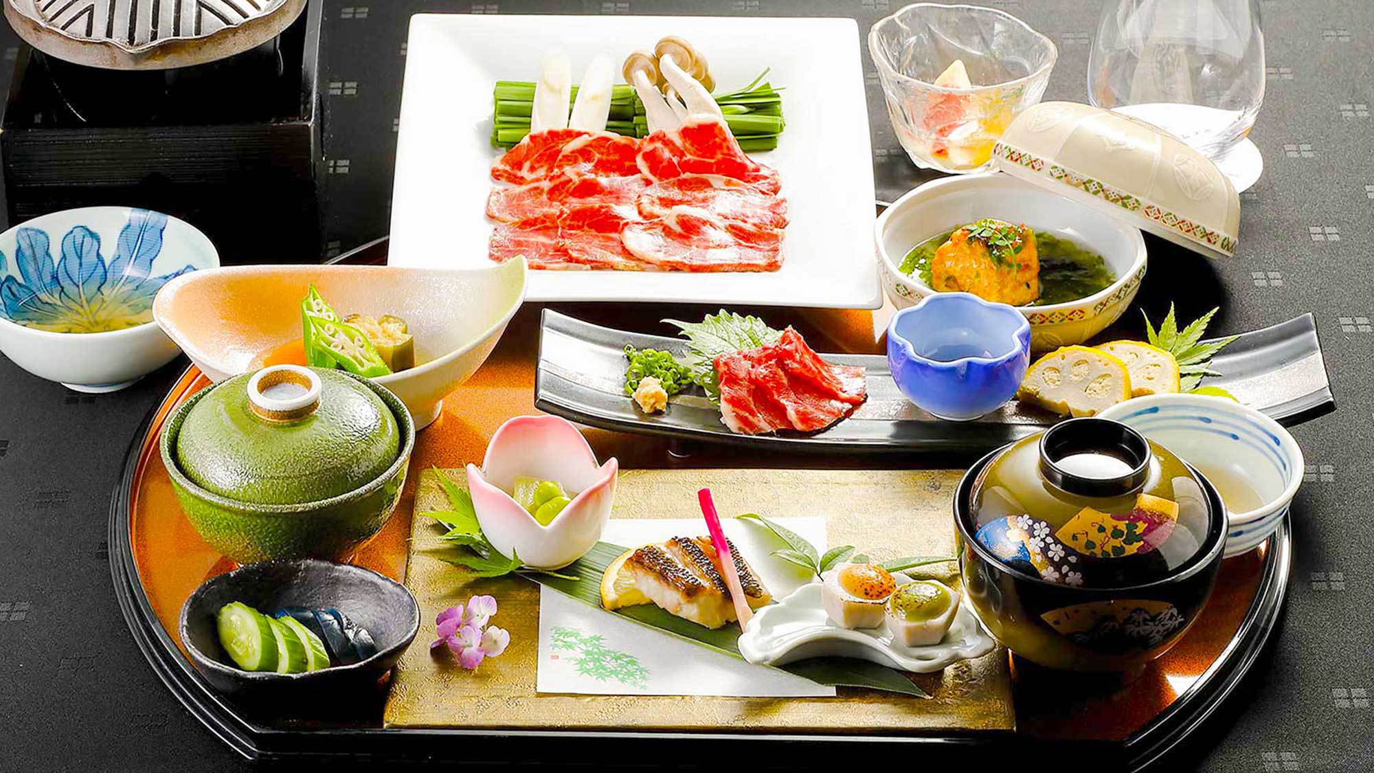 【美味少量｜松屋御膳】熊本の厳選食材を堪能◆美味しいものを少しずつ堪能する美味少量プラン《1泊2食》