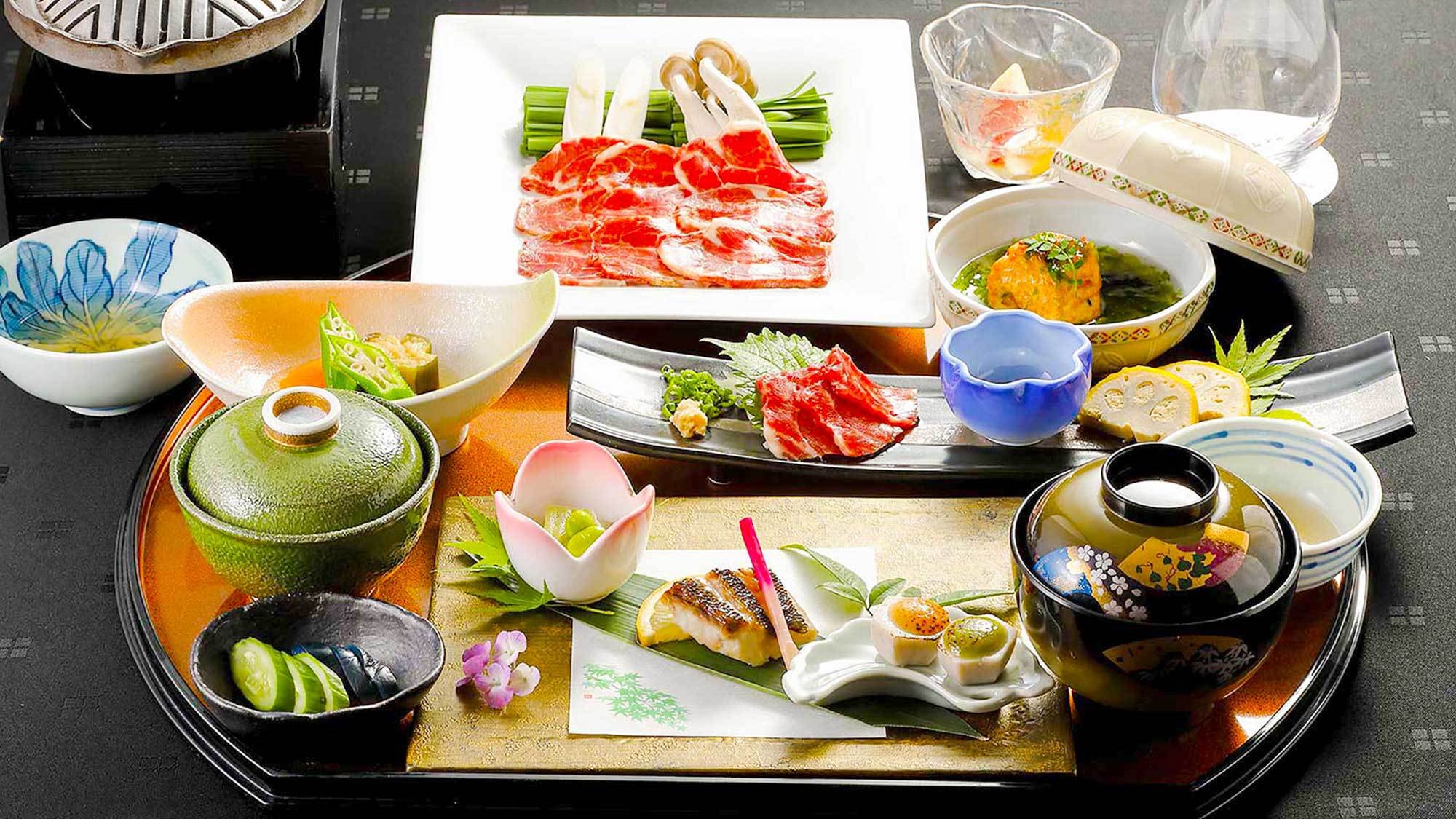 【軽めのご夕食】旬を楽しむ松屋御膳／熊本に来たら食べたい郷土料理をたっぷりと（2食付）