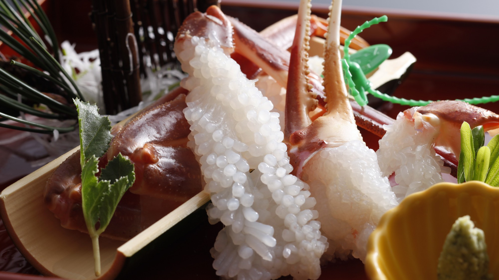 【冬・活松葉ガニ】タグ付き活松葉ガニ◆800g・1杯使用！冬の味覚の王様を堪能する活松葉ガニコース！