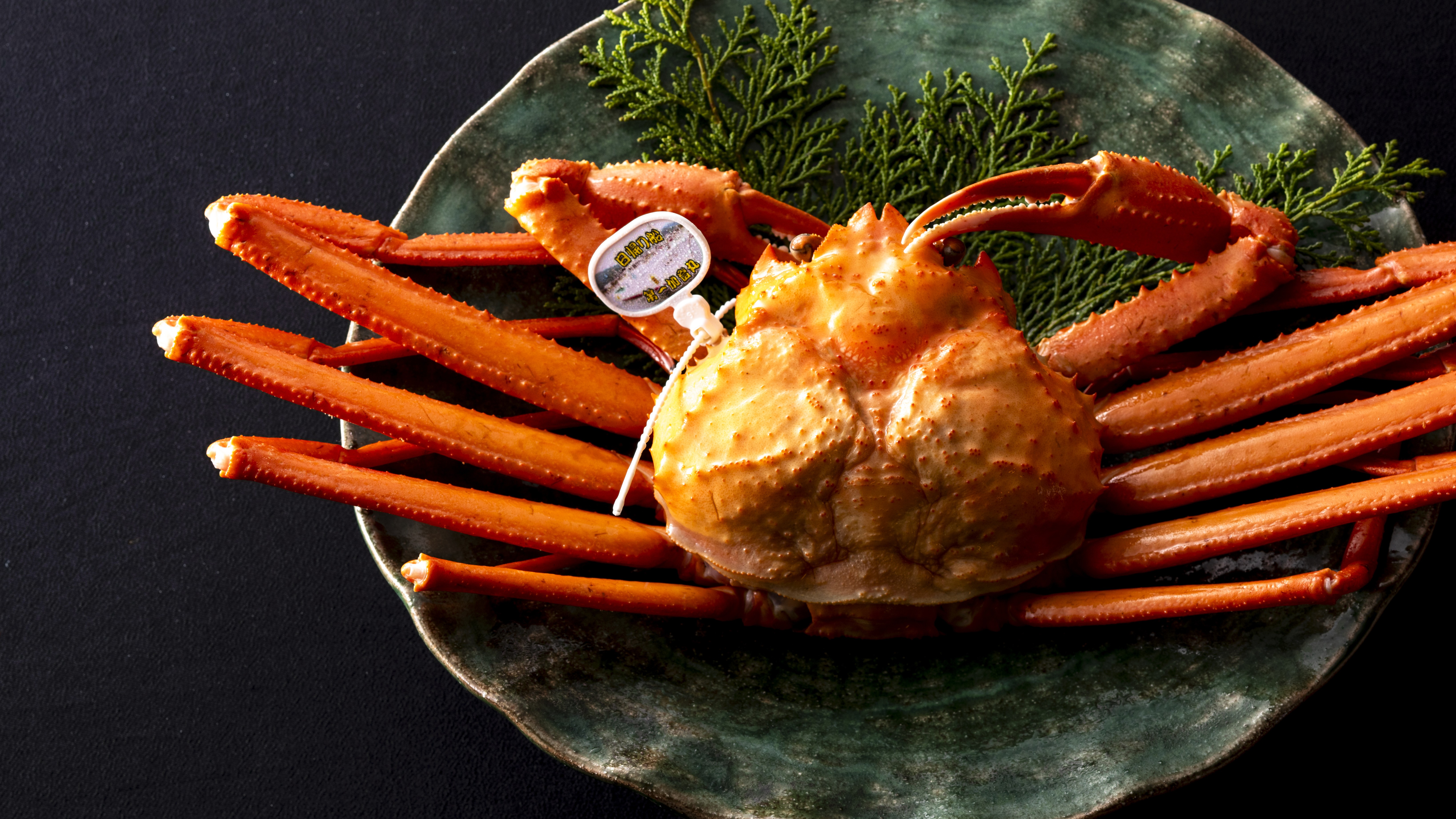 【春＆秋のお料理・茹でガニ】香住ガニのみずみずしい身の甘みと繊細な旨みをそのまま閉じ込めました。