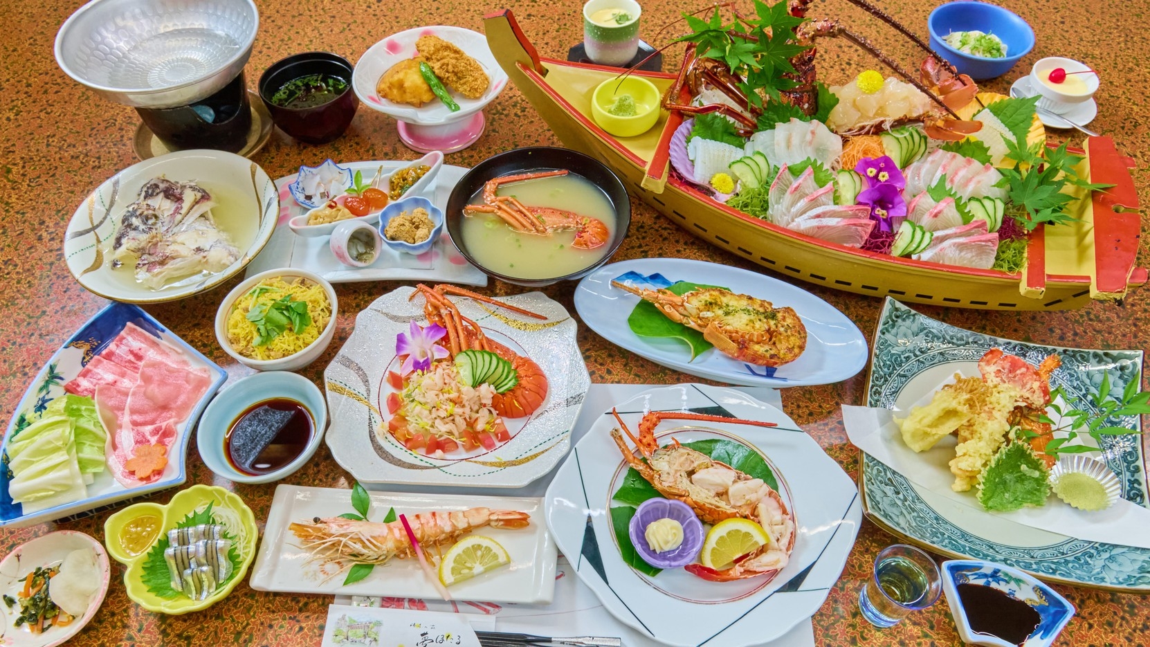 【期間限定】伊勢海老１キロ食べつくせ！伊勢海老料理6品（全１８品）　伊勢海老なんと１ｋｇ