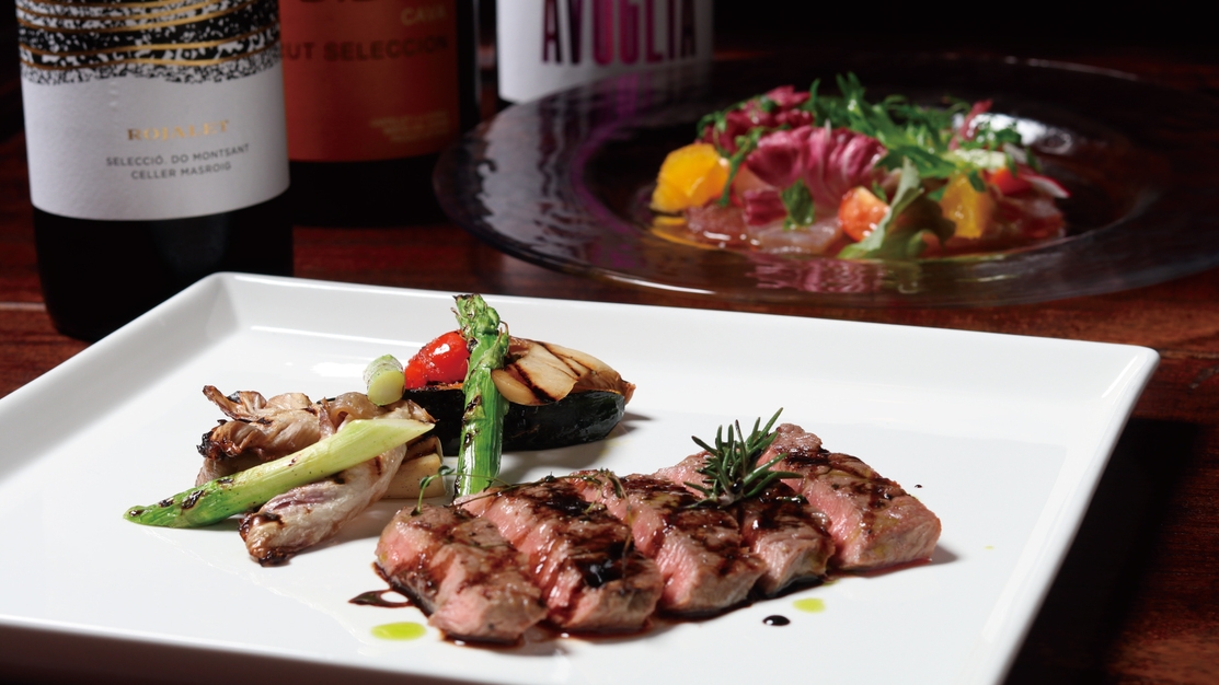 2食付【イタリアンディナー「囲炉裏 -irori- 」】Ginbeで本場仕込みの本格コース料理を堪能