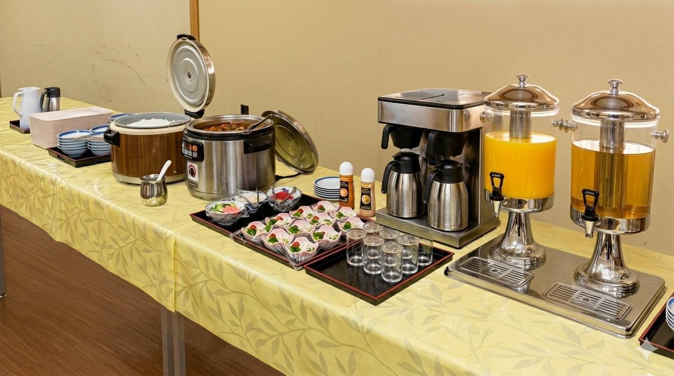 【朝食付】【素泊りプランと同一価格！！】旅館の料理人が作る特製朝カレー＆山陰のご飯のお供