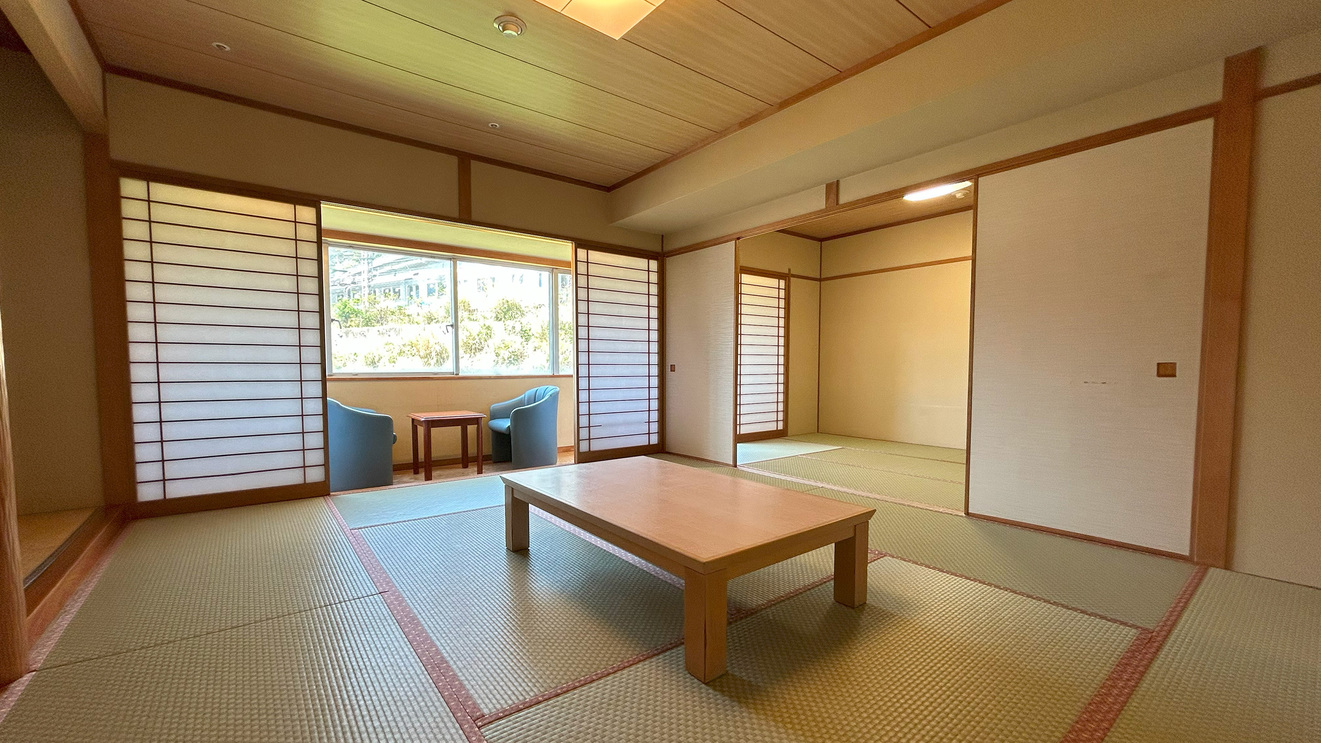 和室二間（10畳+6畳）一例