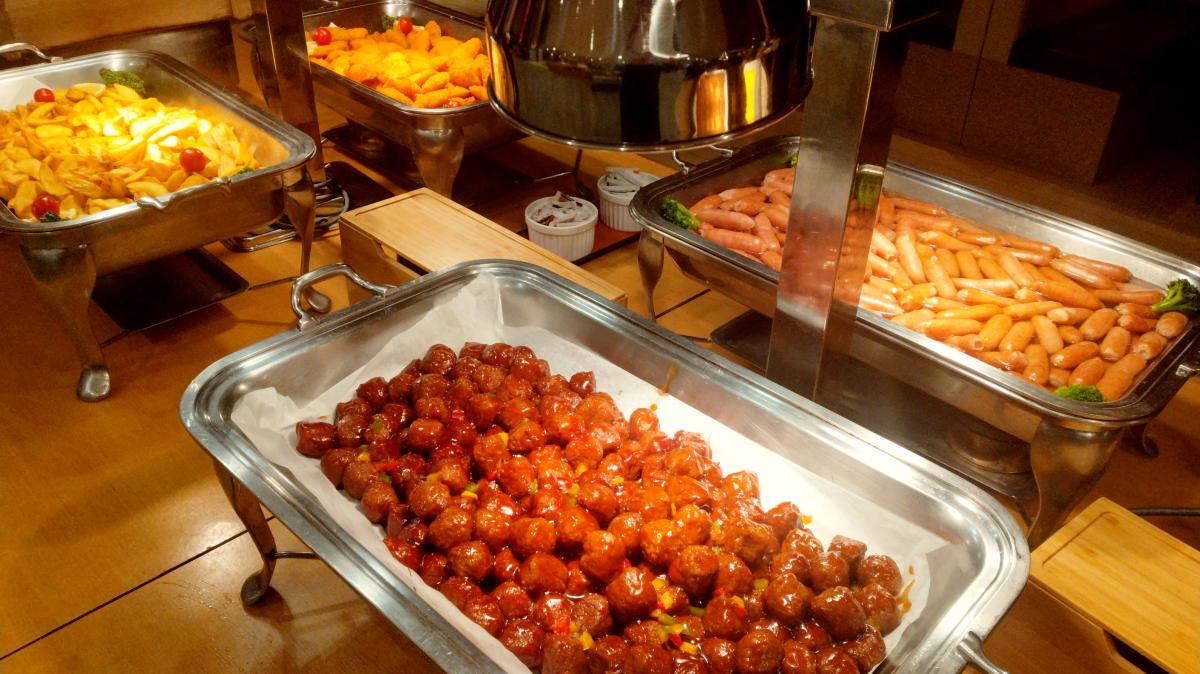 朝食バイキング一例